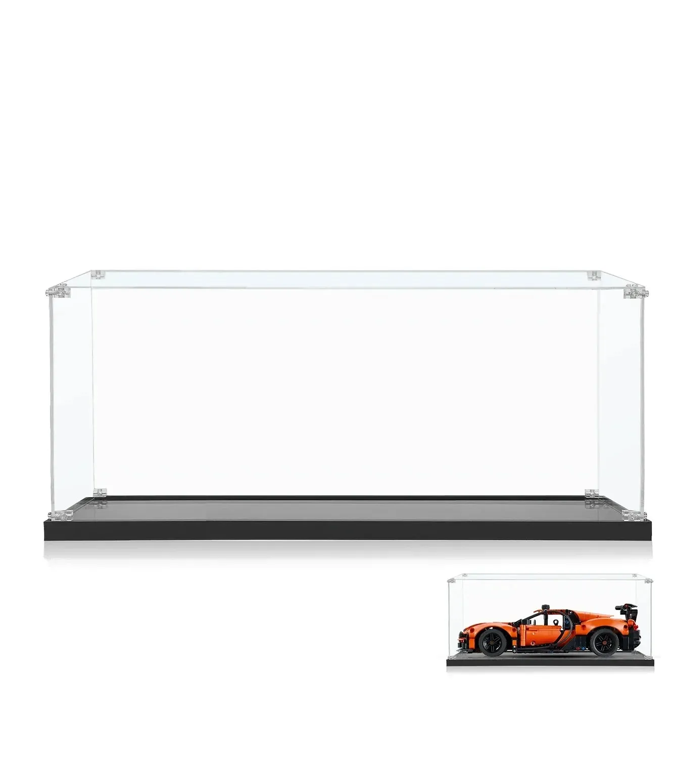 Display Case For LEGO Technic Bugatti Chiron Pur Sport Hypercar 42222 — 2