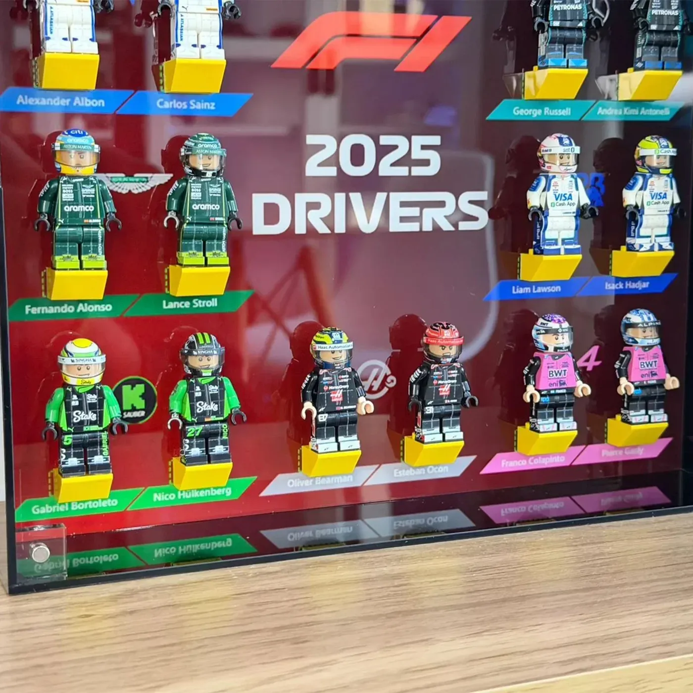 Bilderrahmen für MOC Speed Champion Fahrerfiguren 2025 — 8