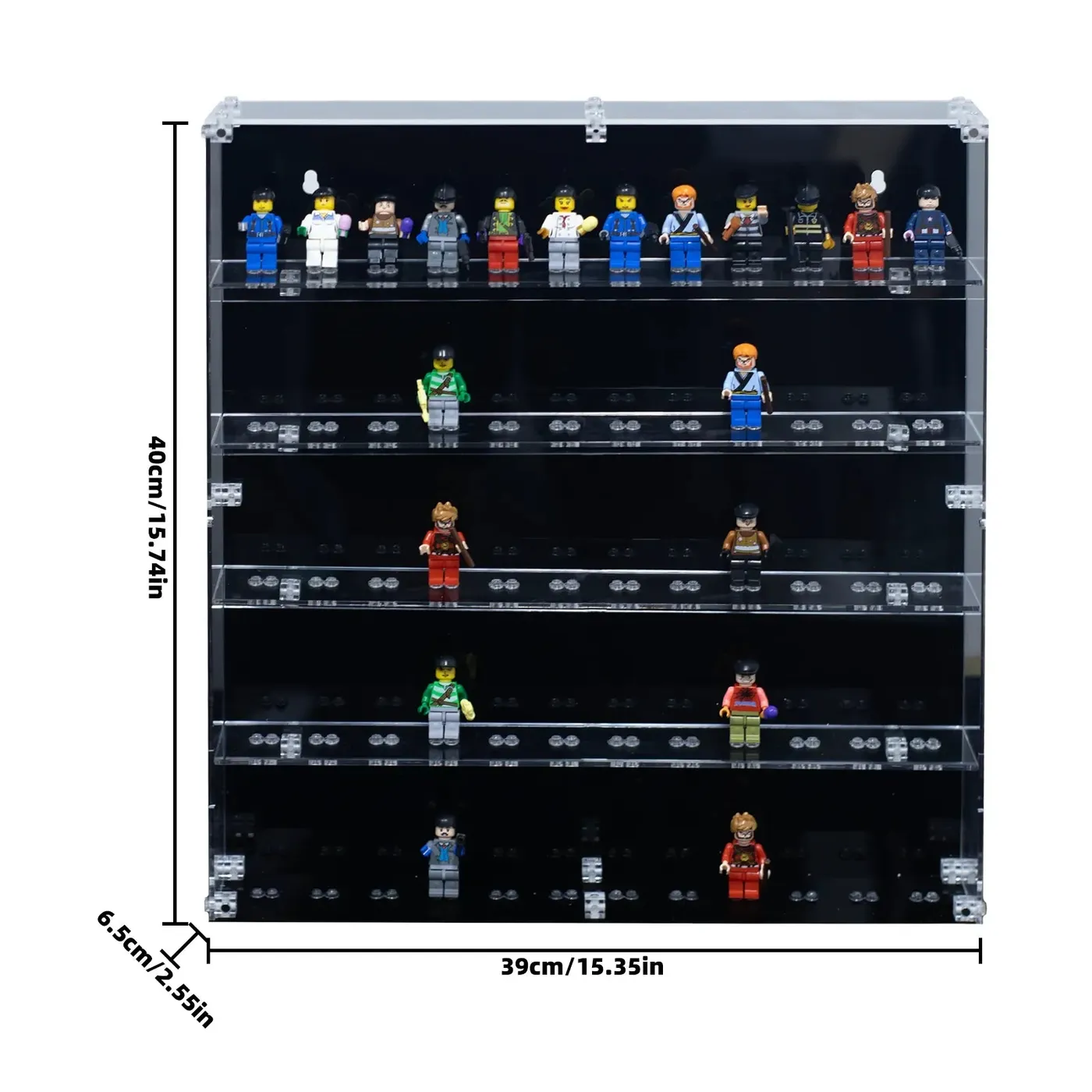 Eksponavimo dėžė minifigūrėlėms – telpa iki 60 figūrėlių — 5