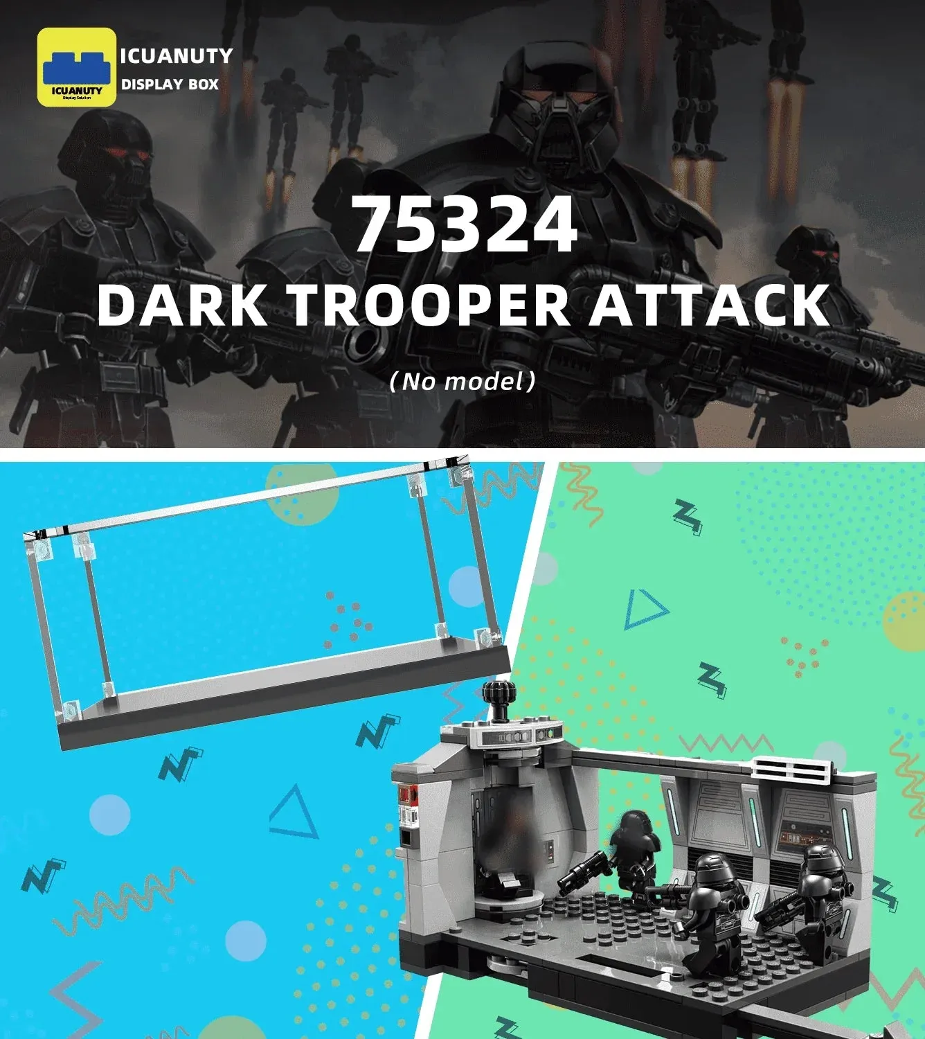 Eksponavimo dėžė LEGO Star Wars Dark Trooper Attack 75324 — 4
