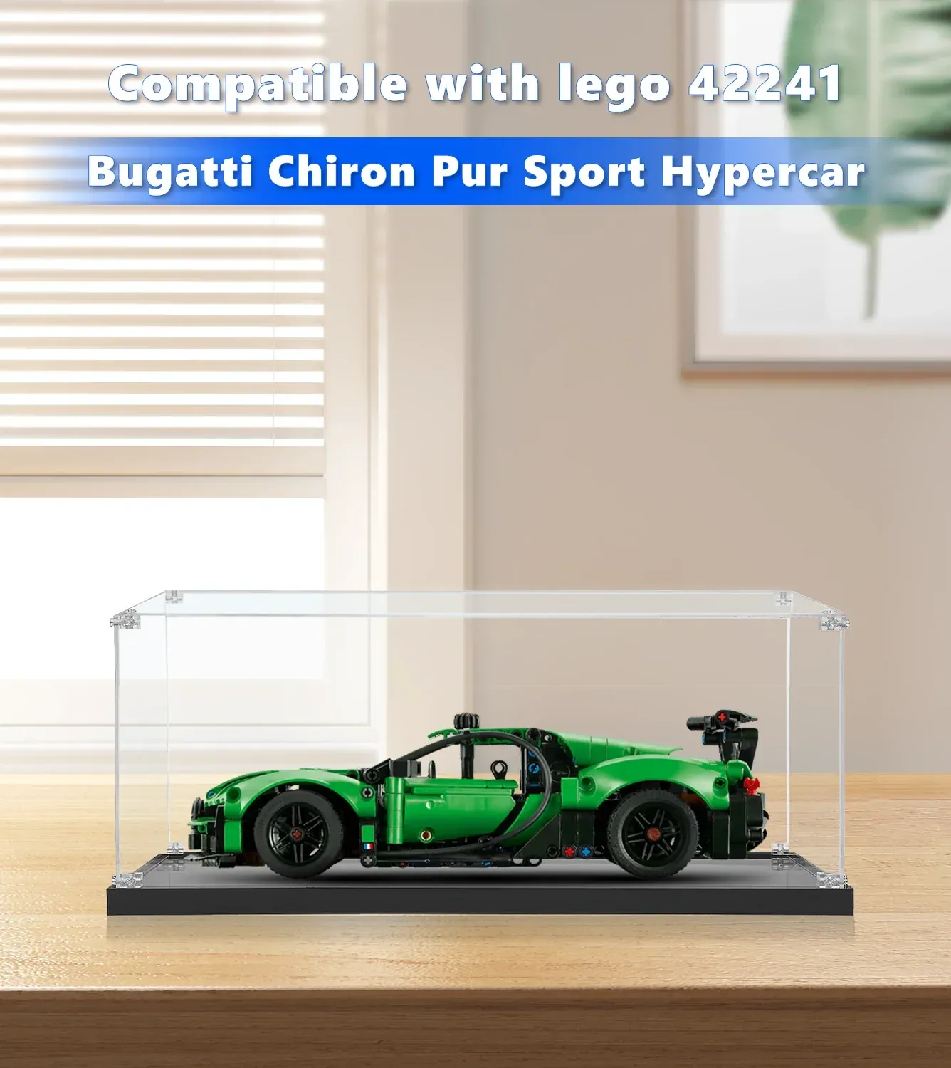 Monter för LEGO® Technic™ Green Bugatti Chiron Pur Sport 42241 — 9