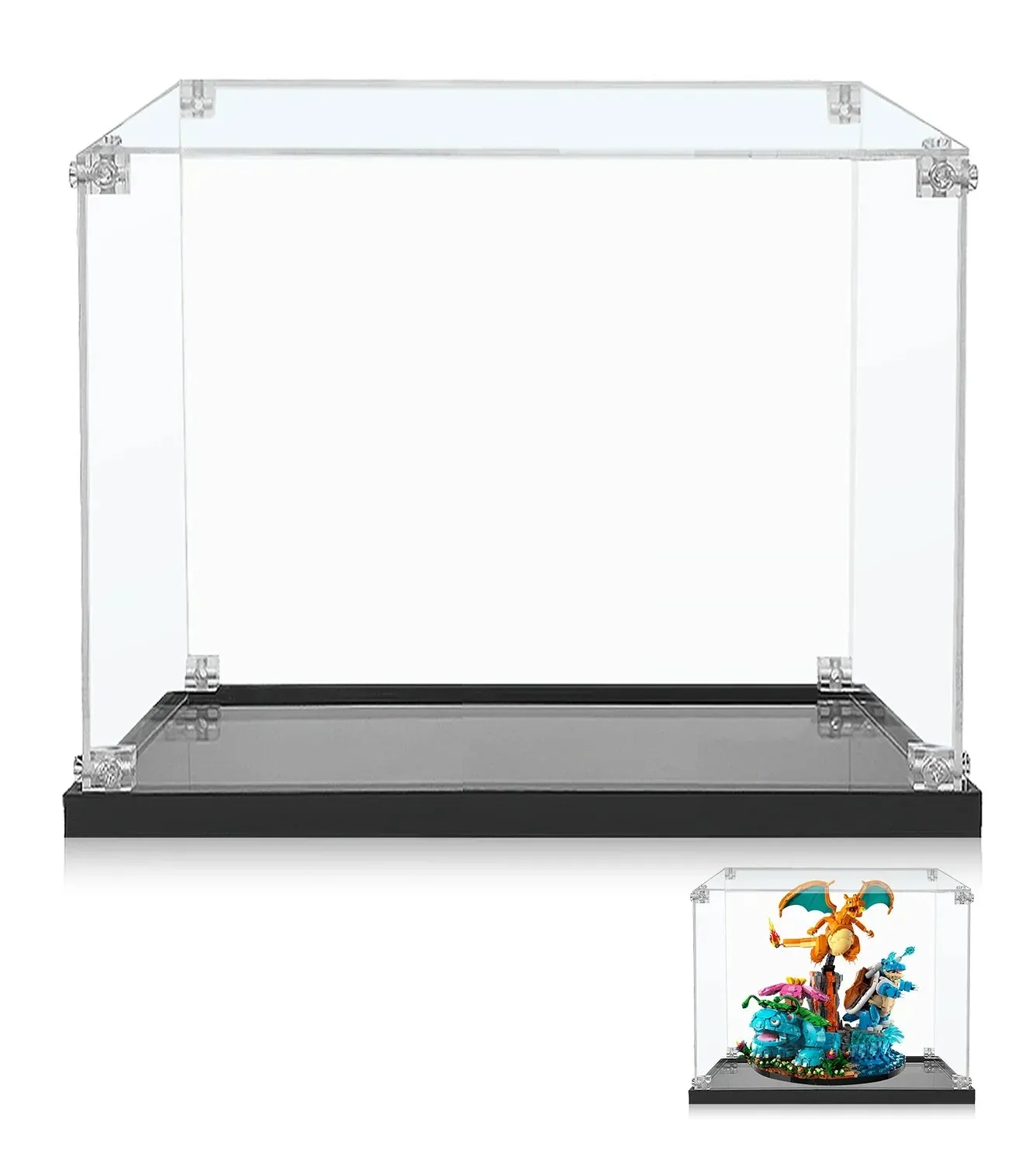 Gablota ekspozycyjna Premium kompatybilna z LEGO Pokémon Venusaur, Charizard and Blastoise 72153 — 9