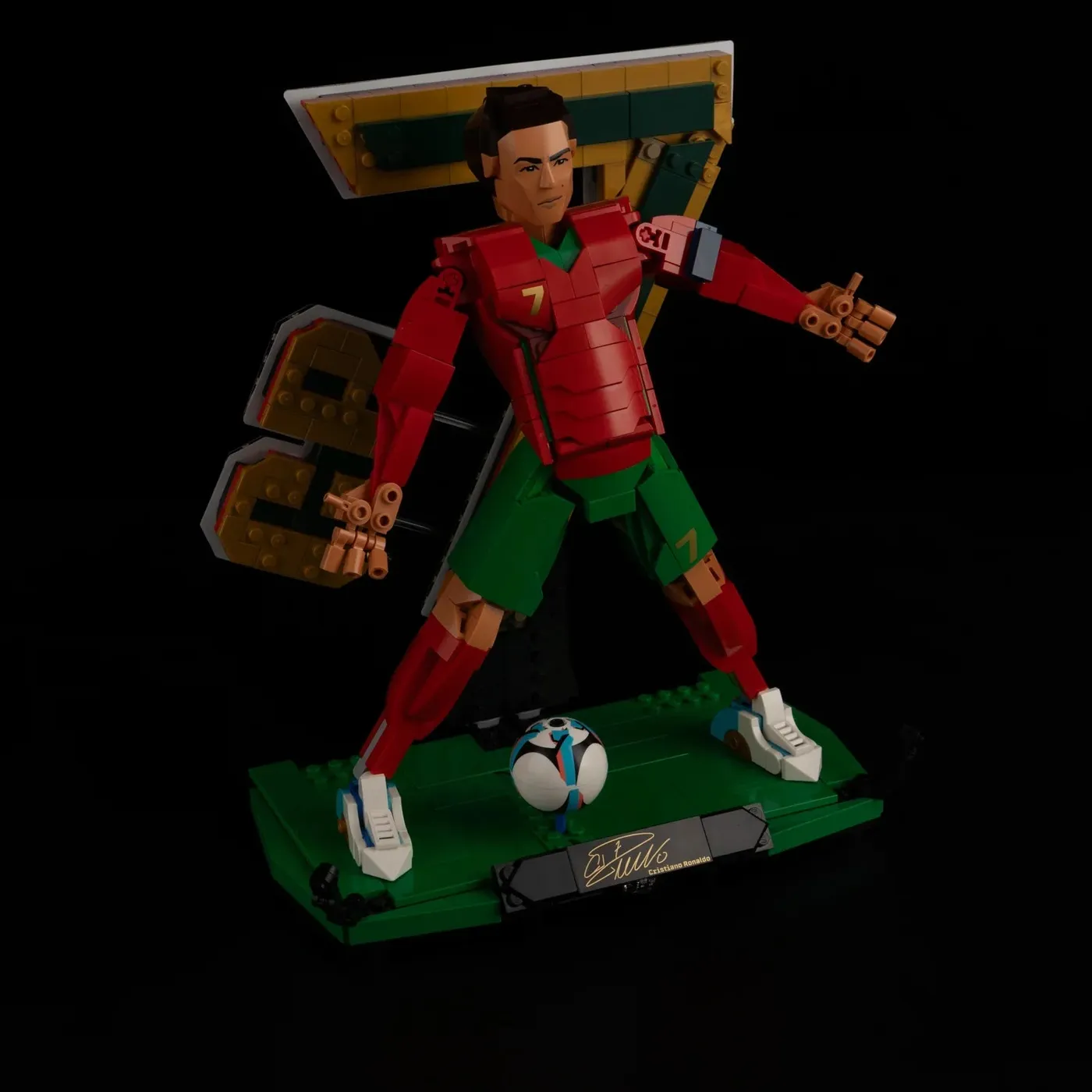 Premium apšvietimo rinkinys, suderinamas su LEGO® Editions Cristiano Ronaldo – Soccer Legend 43016 — 11