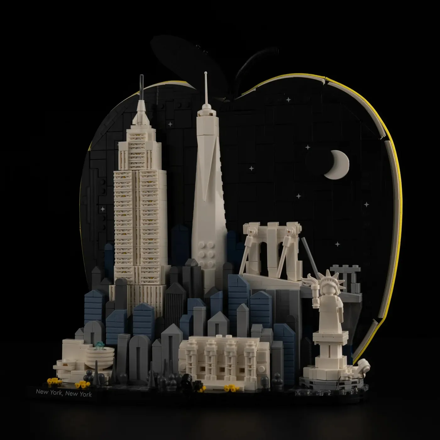 Premium-belysningskit kompatibelt med LEGO Architecture New York City – The Big Apple 21066 — 9