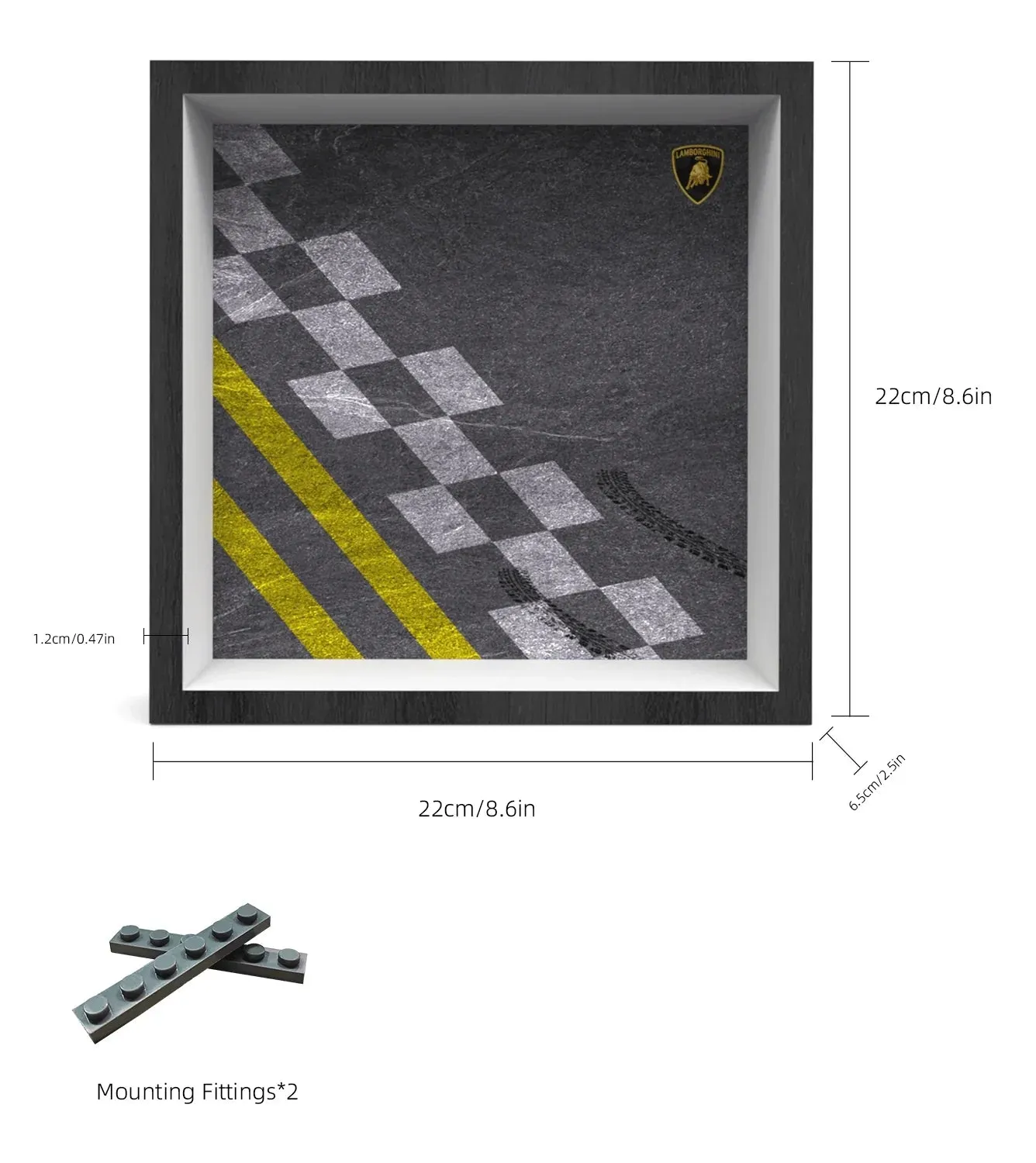 Display Car Frame for Lego Speed Champions Lamborghini Huracán Super Trofeo EVO 76899 — 2