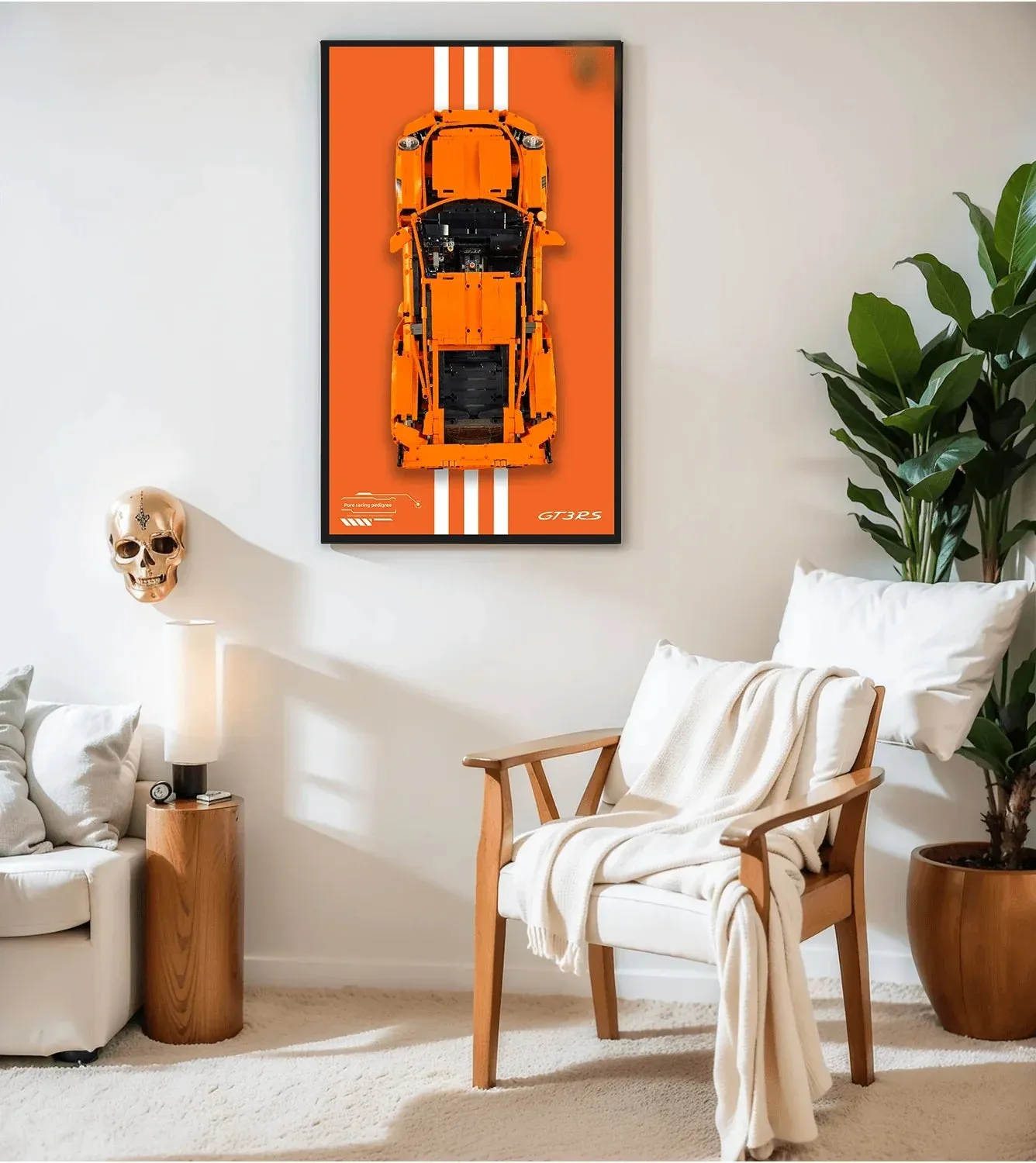 [Seria 3-ICONS] Ramka ekspozycyjna na ścianę do superaut LEGO Technic — 4