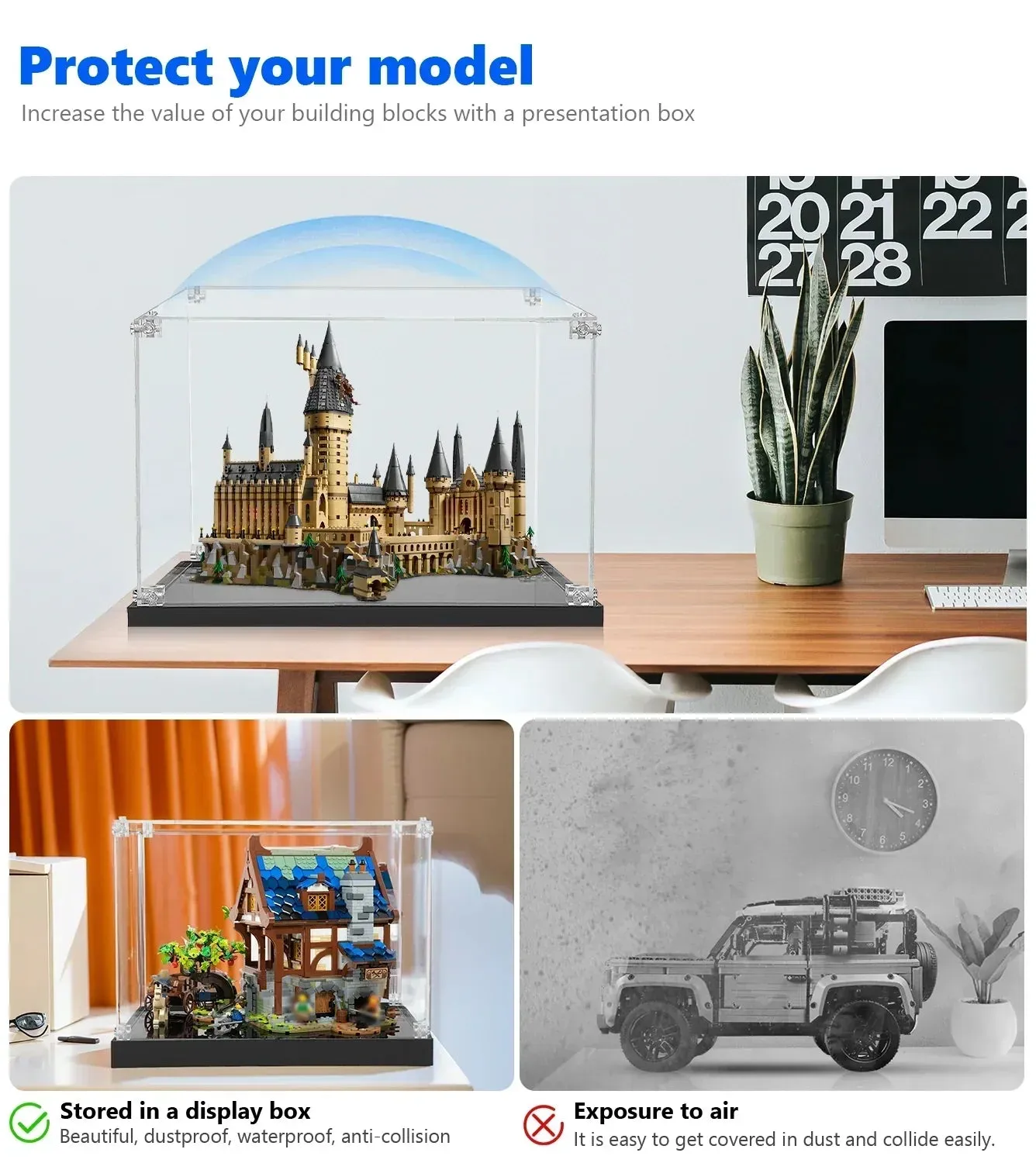Premium-Acrylvitrine für LEGO® Harry Potter™ Hogwarts™ Castle 71043 — 3