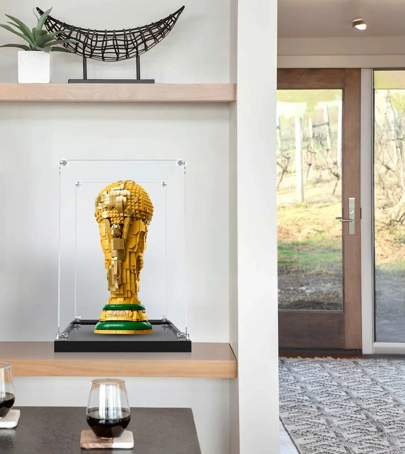 Premium eksponavimo dėžė, suderinama su LEGO® FIFA World Cup™ Official Trophy 43020 – 2026 m. leidimas — 10