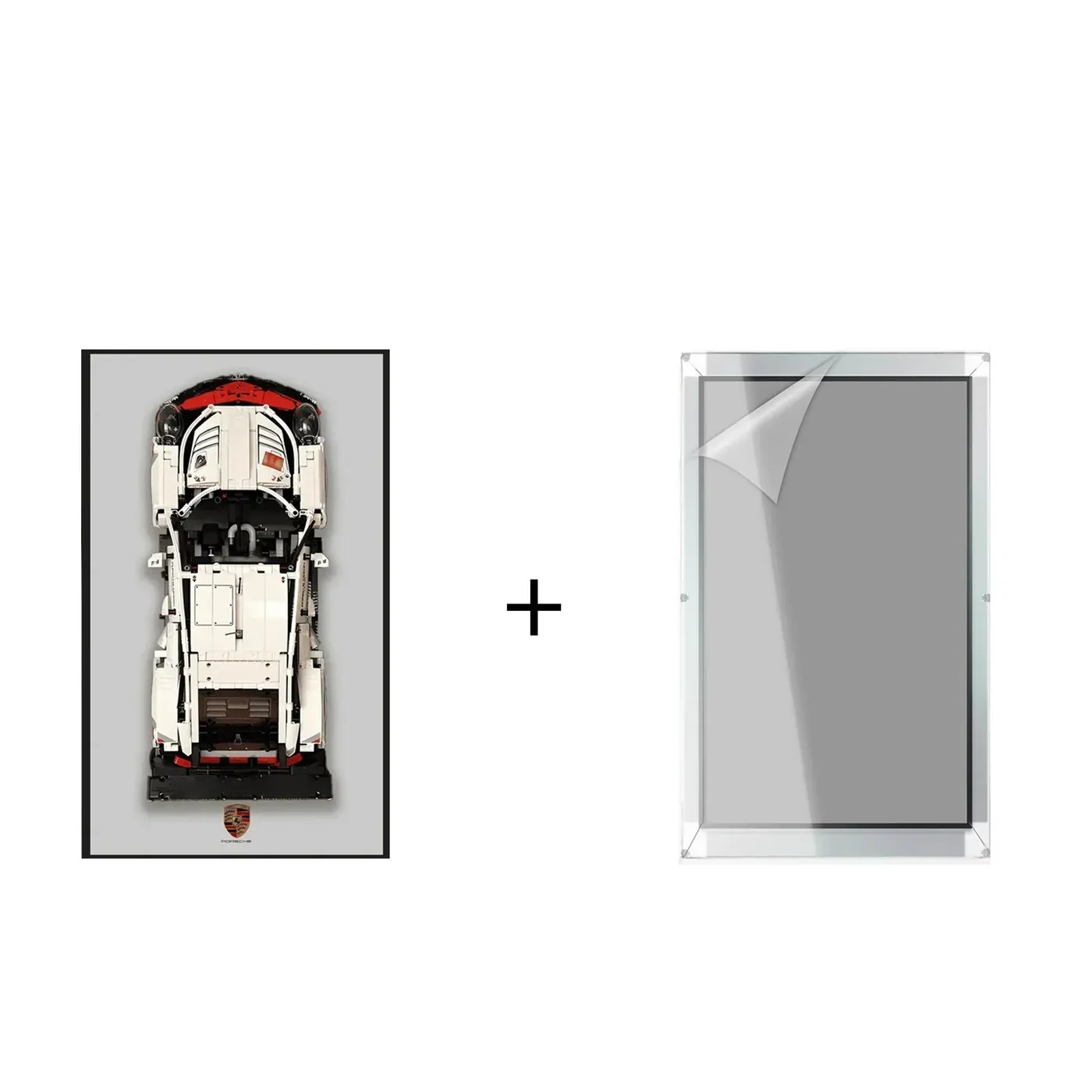 Väggfäste för exponering av LEGO 42096 Technic™ Porsche 911 RSR — 19
