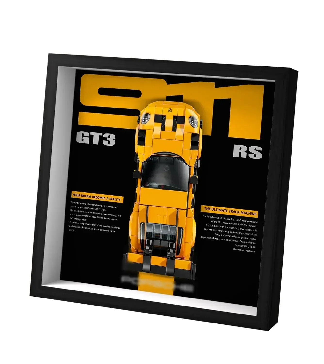 Bilderrahmen für LEGO® Speed Champions Porsche 911 GT3 RS Super Car