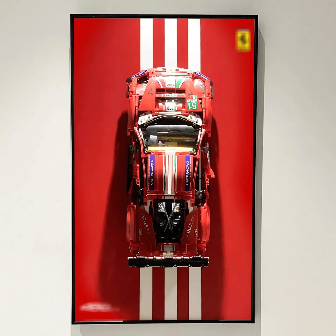 [Seria 3-ICONS] Ramka ekspozycyjna na ścianę do superaut LEGO Technic — 17