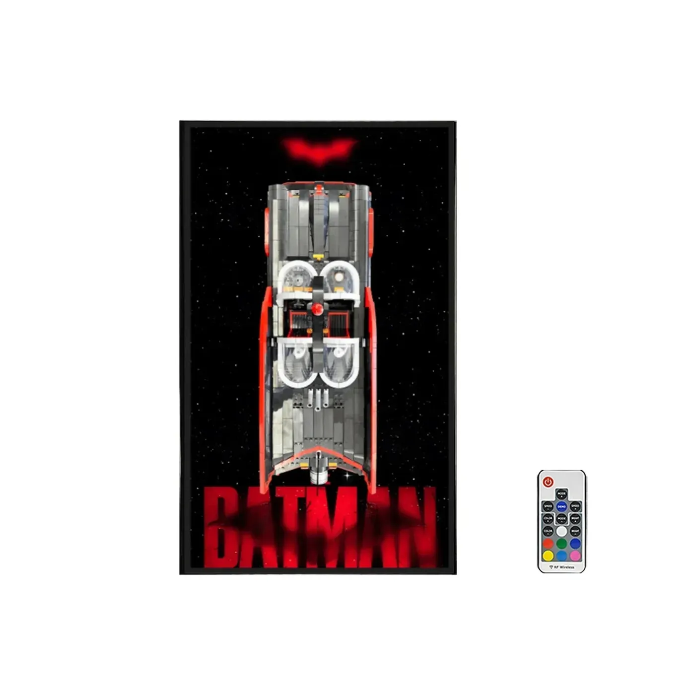 Ramka ekspozycyjna na ścianę do LEGO DC Batman Batmobile 76328 — 4