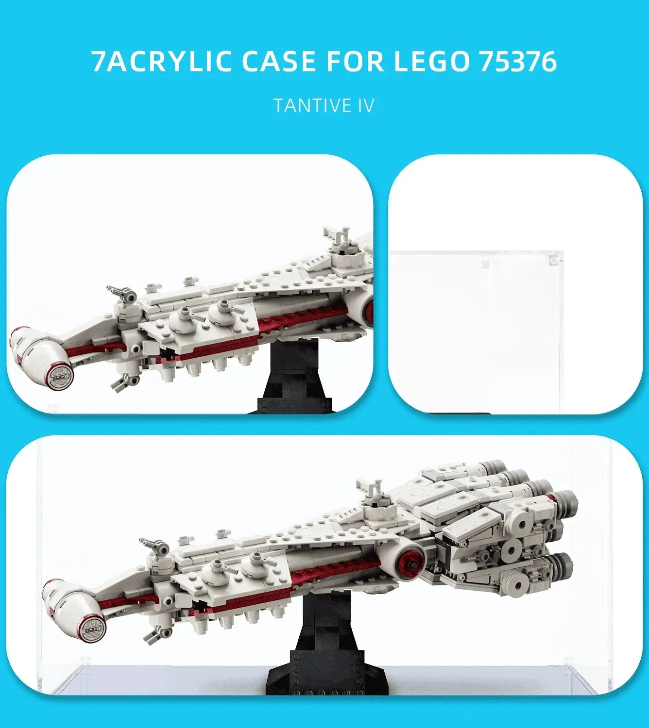 Gablota ekspozycyjna do Star Wars LEGO Tantive IV 75376 — 4