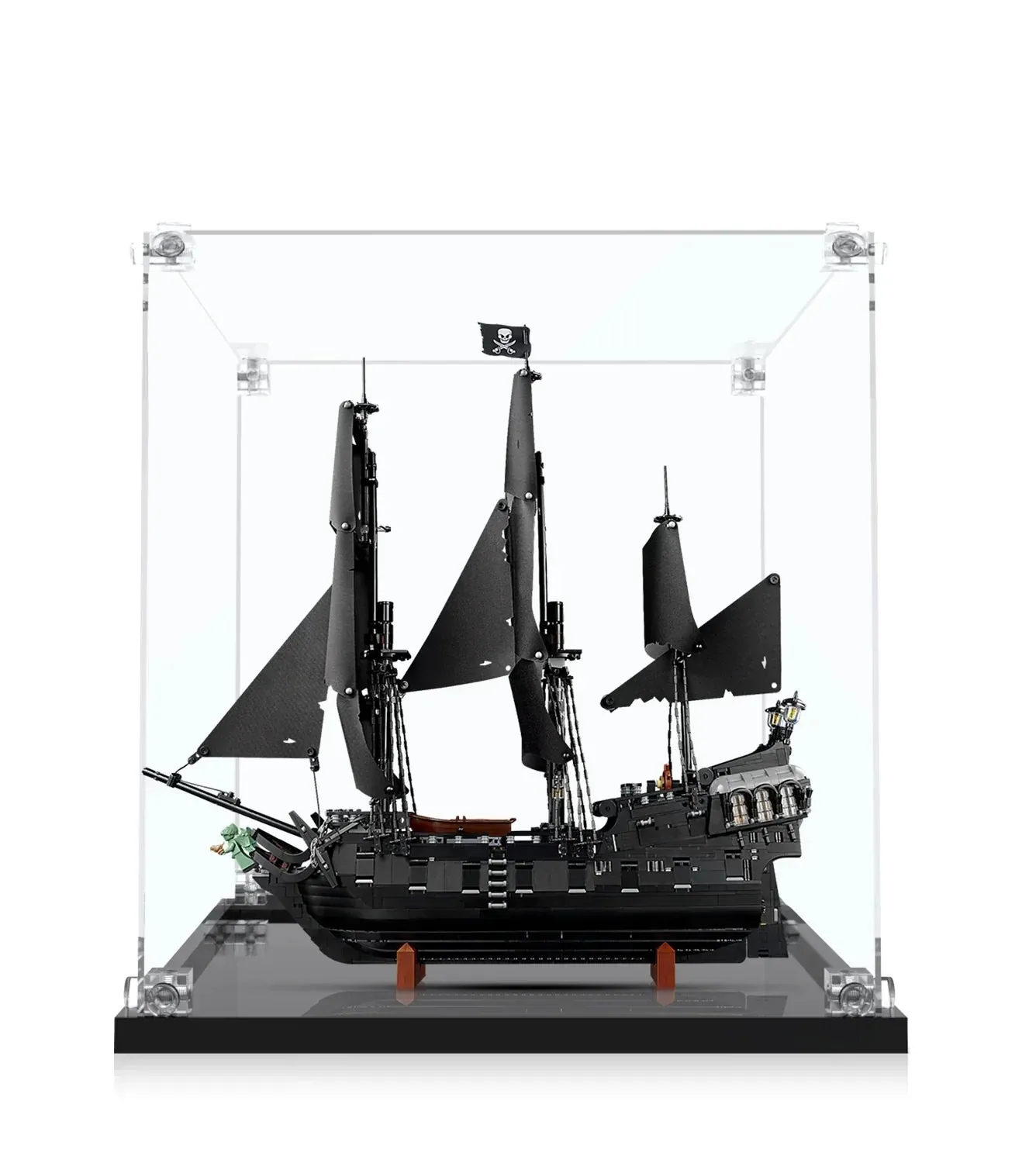 Vitrine für LEGO Icons Captain Jack Sparrow's Pirate Ship 10365 — 2