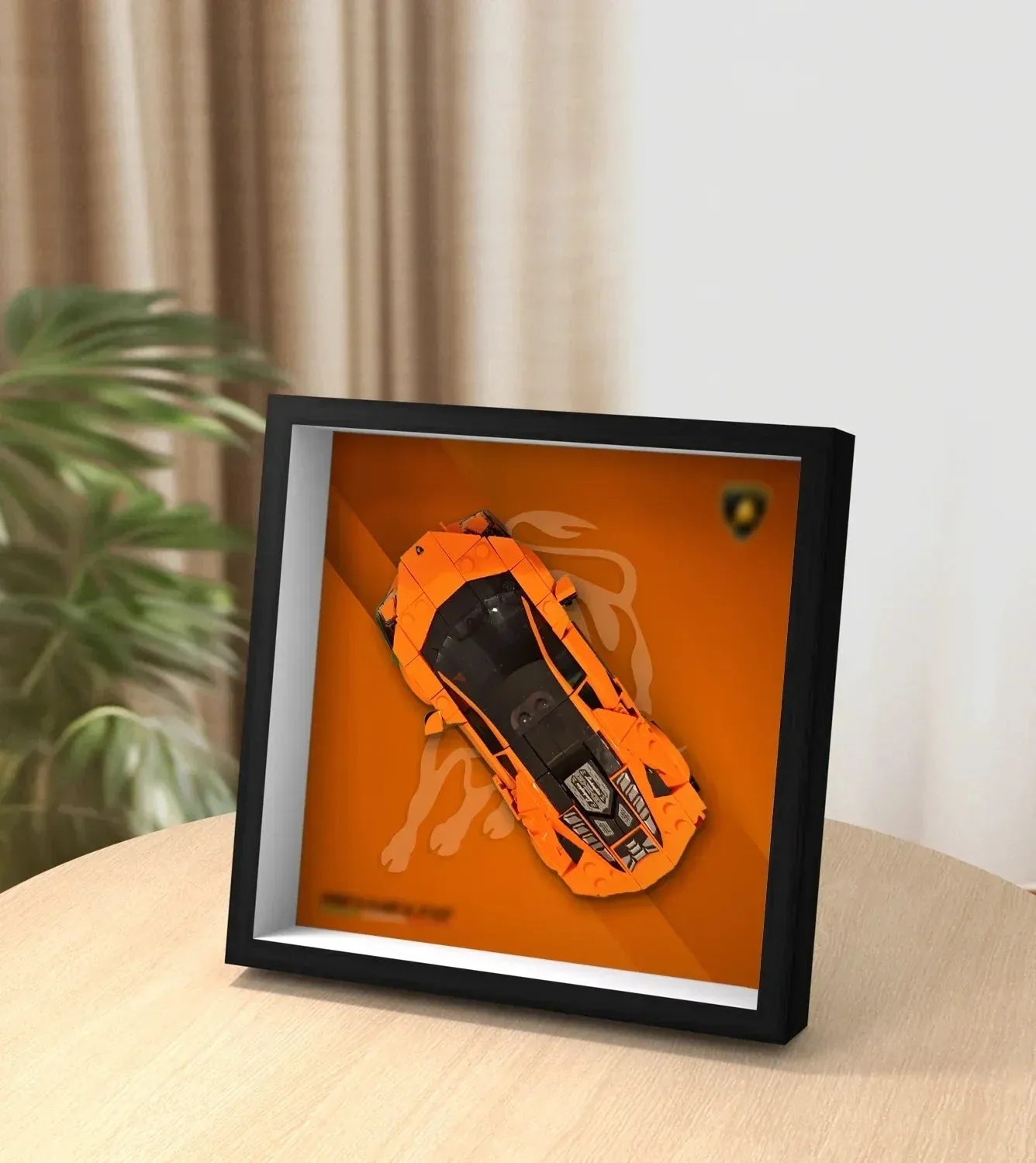 Picture frame for LEGO® Speed Champions Lamborghini Revuelto & Huracán STO 77238 — 3