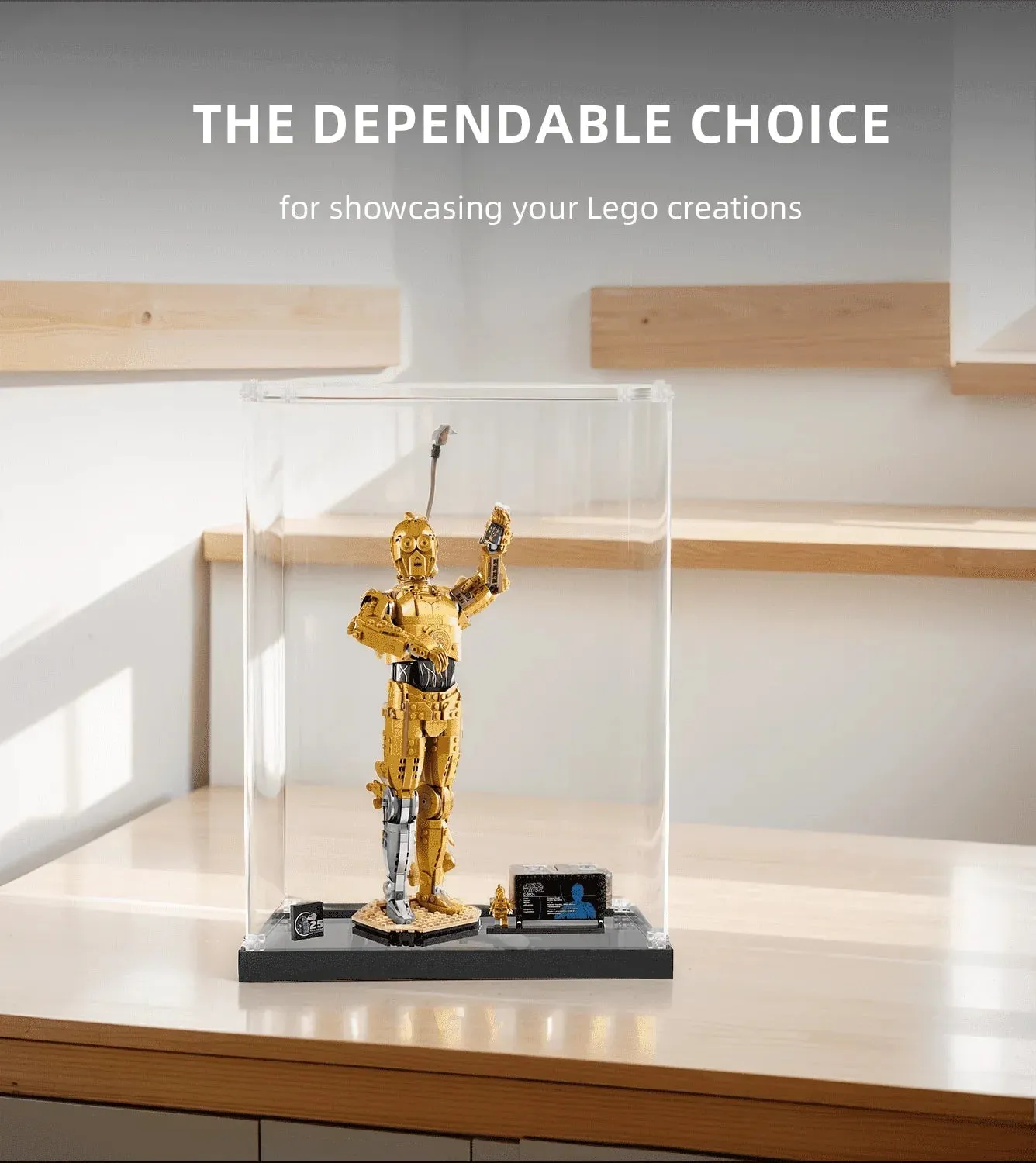 Vitrine für LEGO Buildable C3PO 75398 — 3