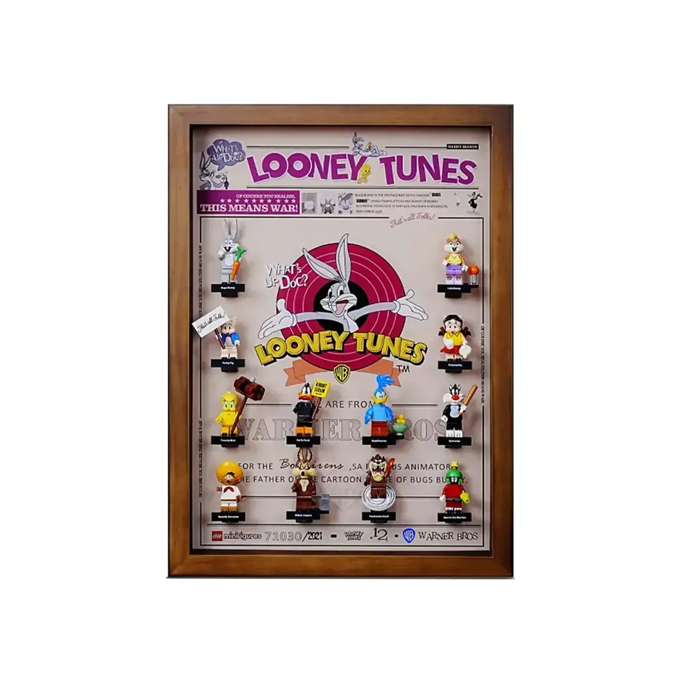 Bilderrahmen-Display für LEGO® Minifiguren 71022 71028 71030 71050 71047 — 24