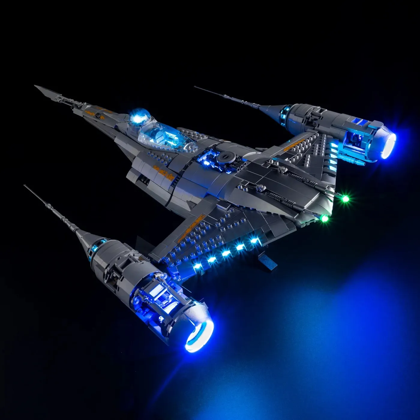 Premium-belysningskit kompatibelt med LEGO® Star Wars™ The Mandalorian's N-1 Starfighter™ 75442 — 7