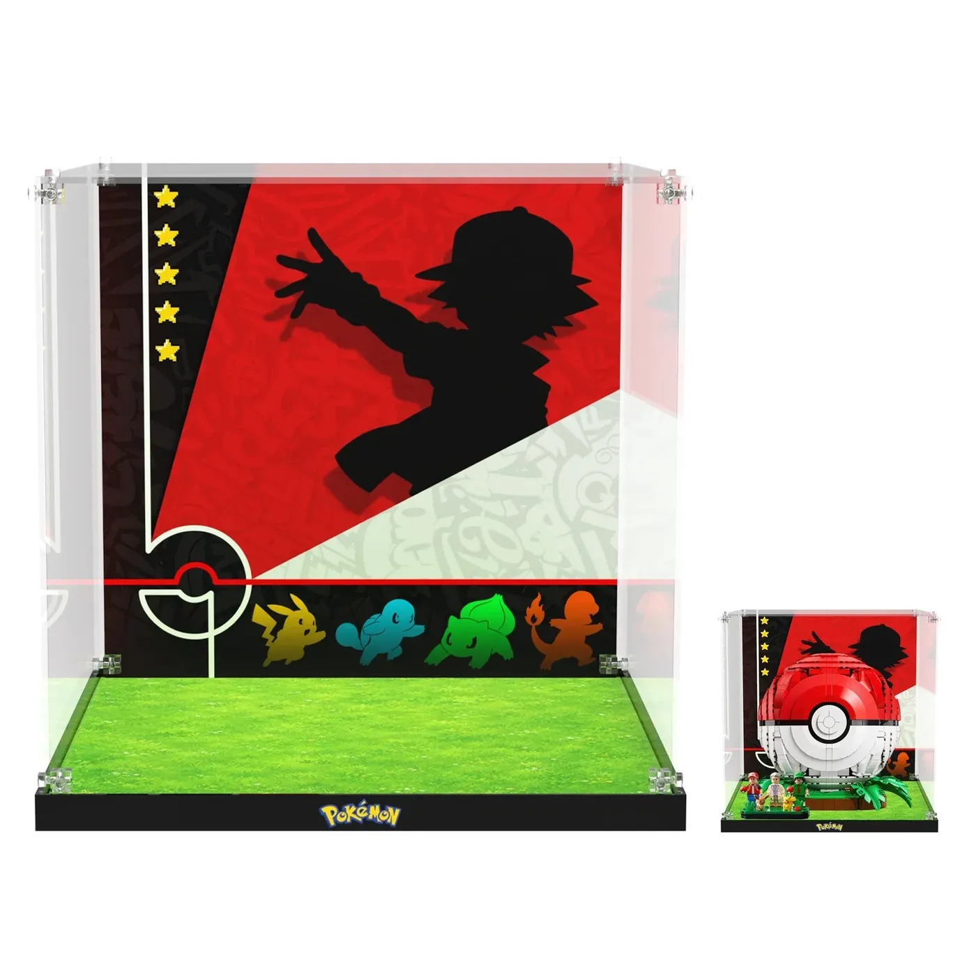 Akrilinė eksponavimo dėžė LEGO Pokémon Iconic Trainer Moments Poké Ball 72154 — 5