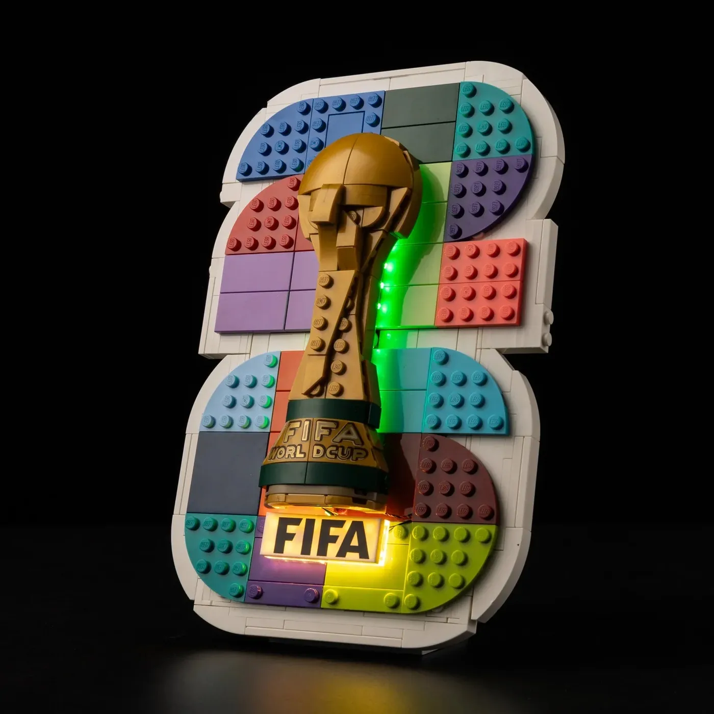 Premium Light Kit Compatible with LEGO® Editions FIFA World Cup 2026™ Official Emblem 43032 — 3