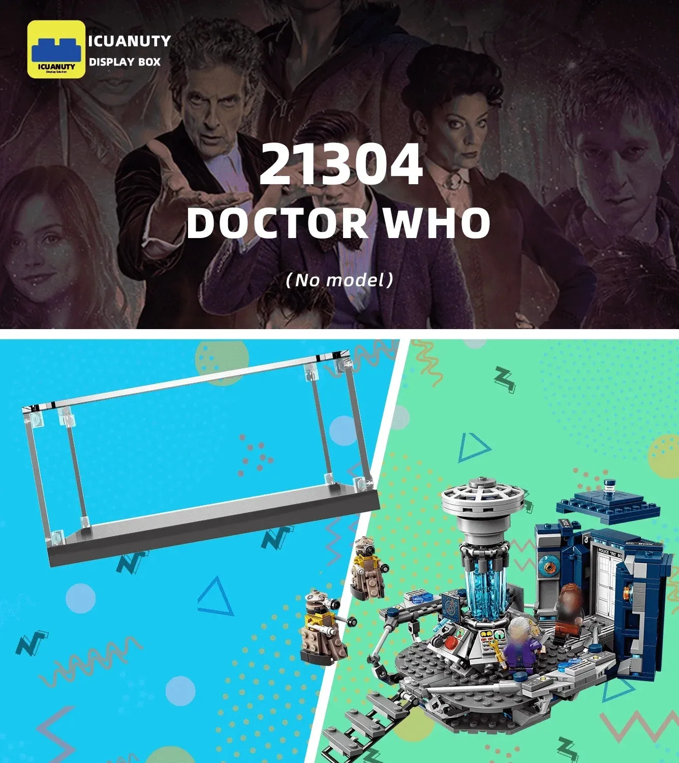 Display Case for LEGO Ideas Doctor Who 21304 — 4