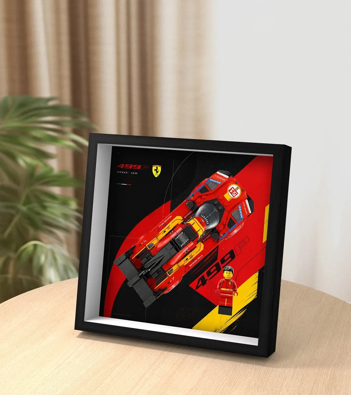 Väggmonterad displayram för LEGO Speed Champions Ferrari 499P 77261