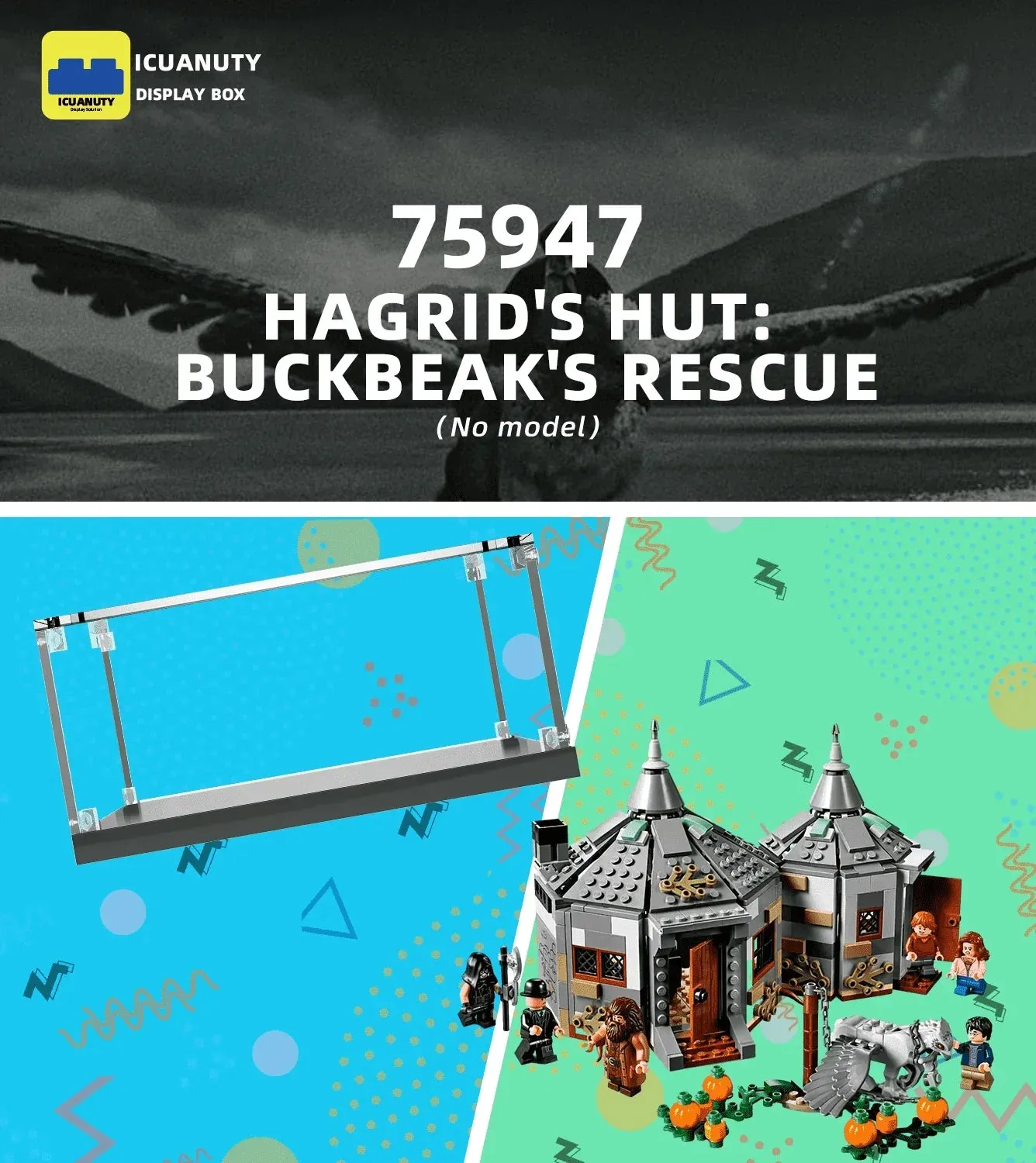 Vitrine für LEGO Hagrid's Hut: Buckbeak's Rescue 75947 — 4