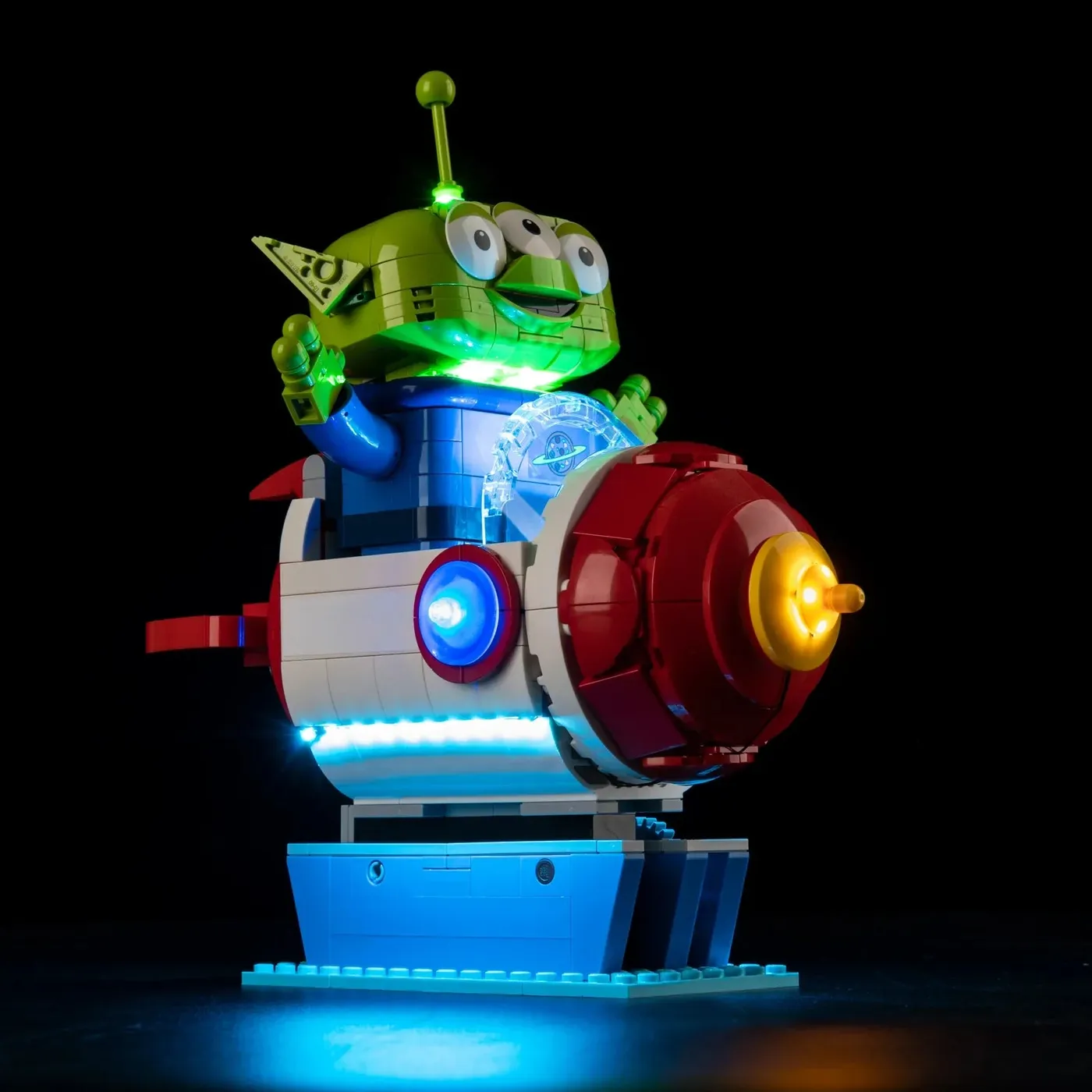 Premium-belysningskit kompatibelt med LEGO® Disney™ Alien with Pizza Planet Rocket Ride 43307 — 15