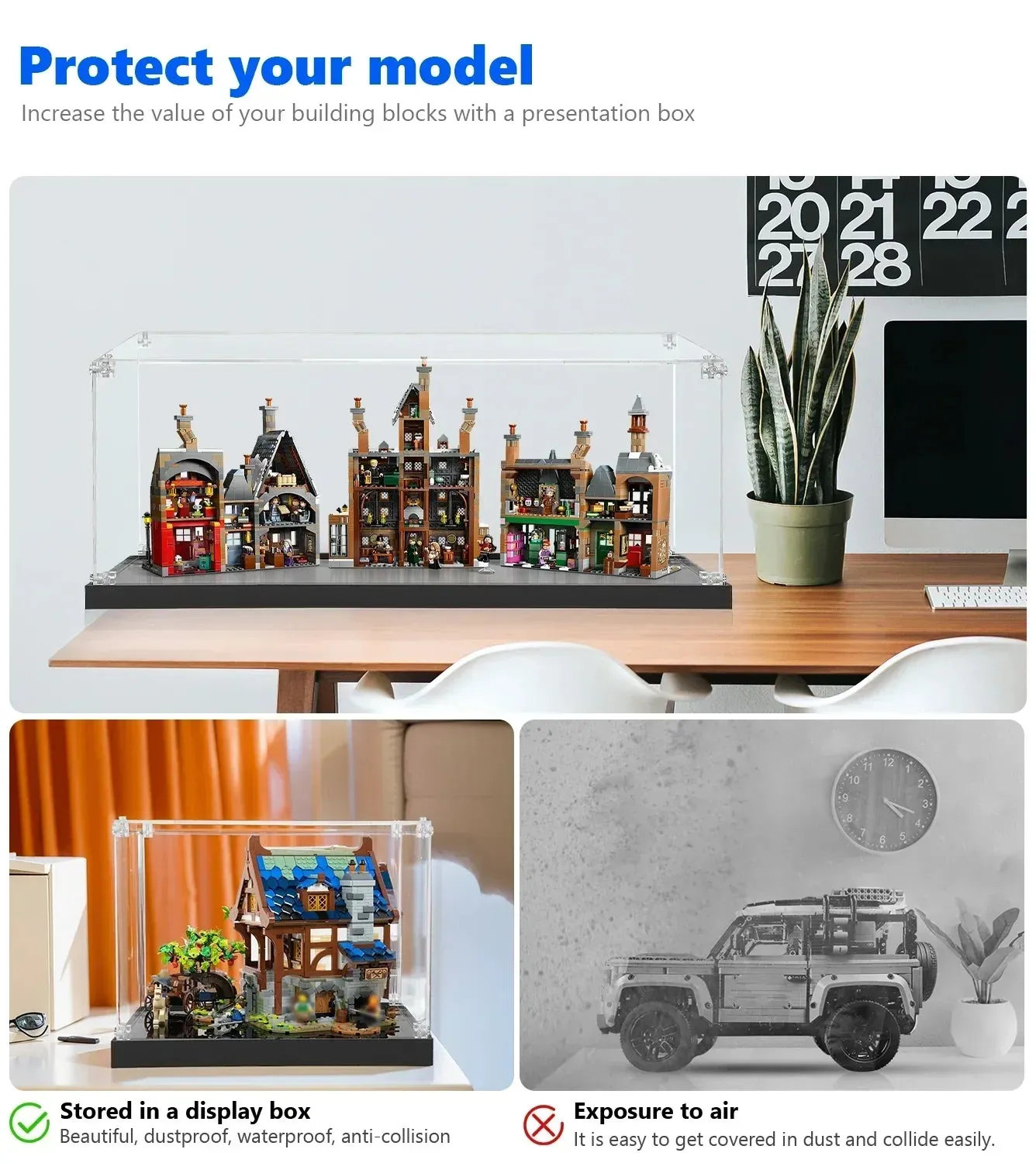Display Case for LEGO® Harry Potter™ Hogsmeade™ Village – Collectors' Edition 76457 — 15