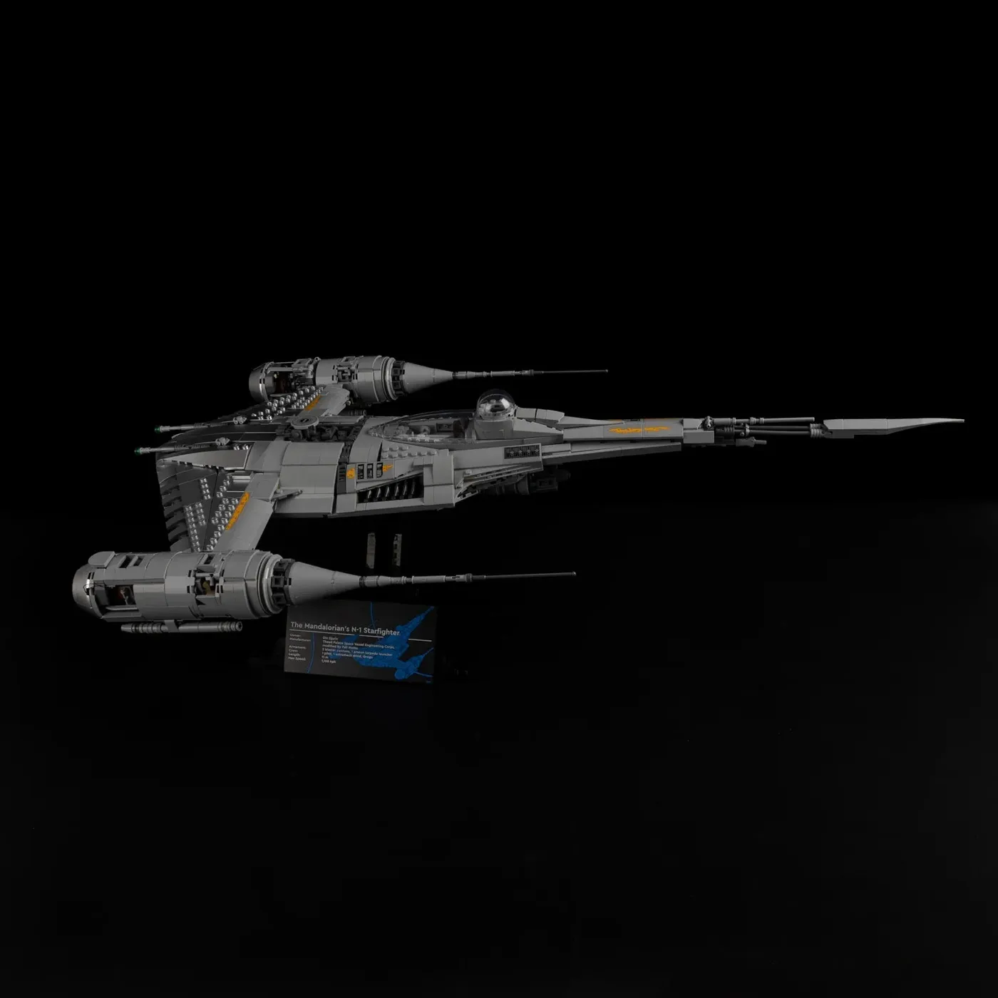 Premium-belysningskit kompatibelt med LEGO® Star Wars™ The Mandalorian's N-1 Starfighter™ 75442 — 4