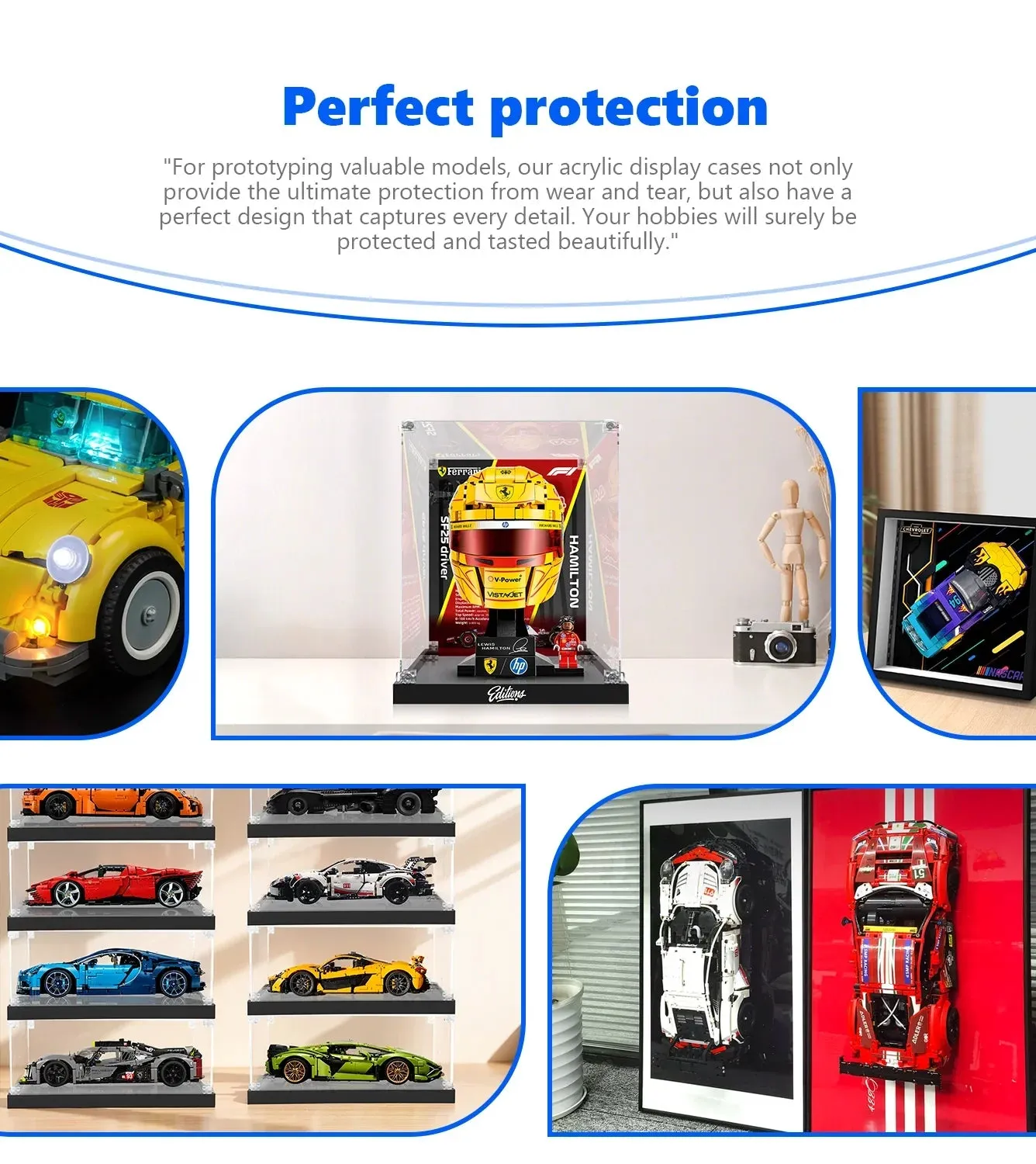 Eksponavimo dėžė LEGO® Ferrari HP Lewis Hamilton Helmet 43022 — 5