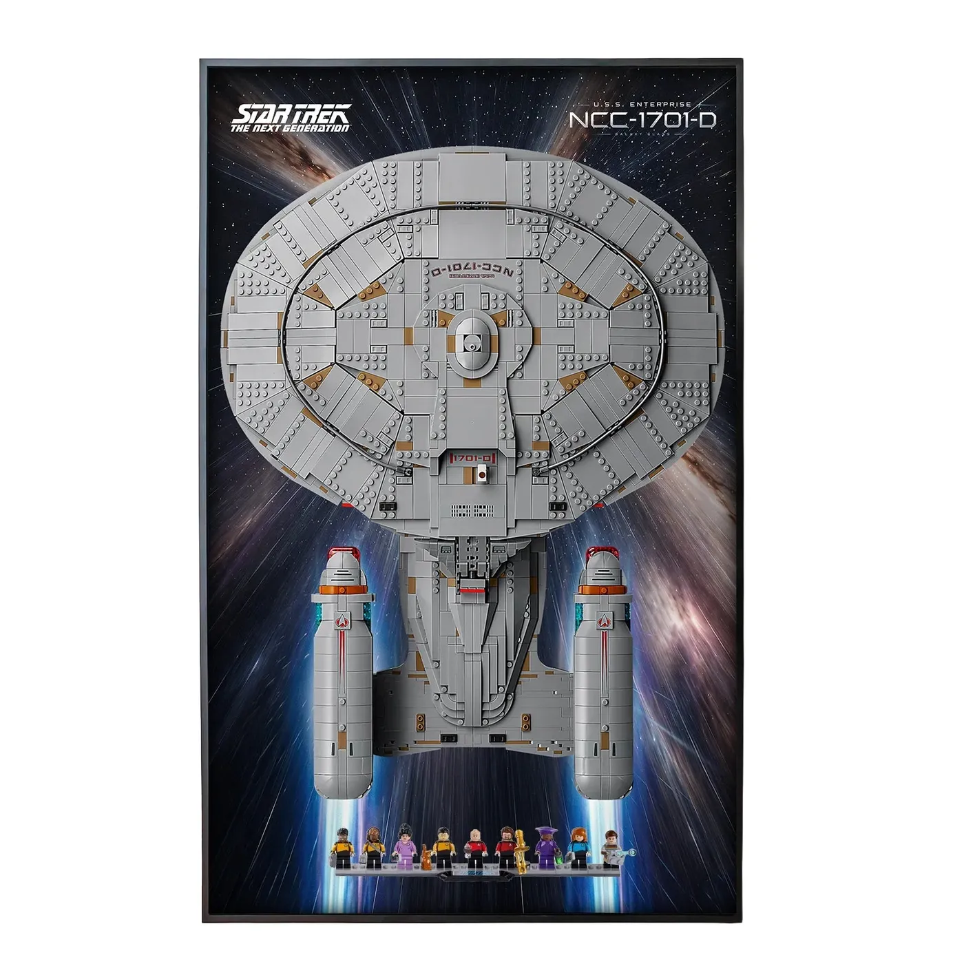 Wand-Displayrahmen für LEGO Icons Star Trek: U.S.S. Enterprise NCC-1701-D™ 10356