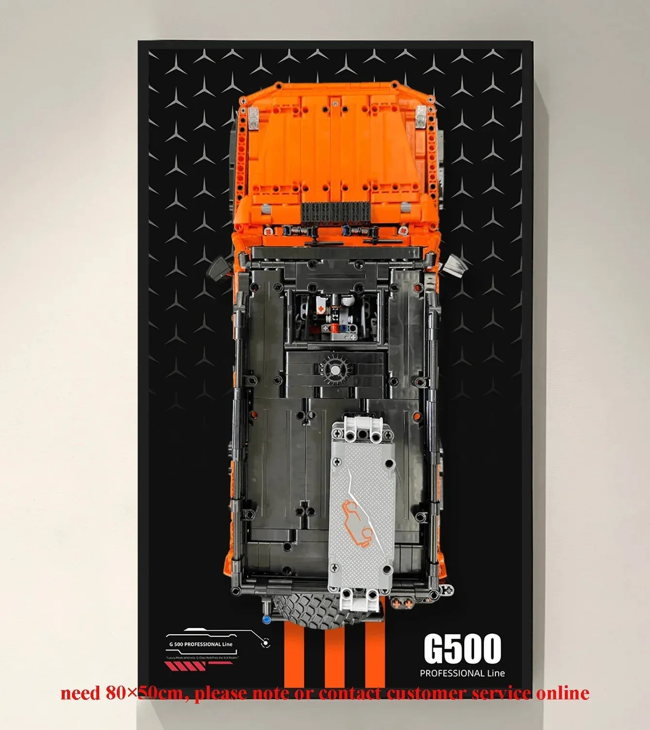 Sieninis eksponavimo rėmas LEGO Technic Mercedes-Benz G500 PROFESSIONAL Line 42177 — 3