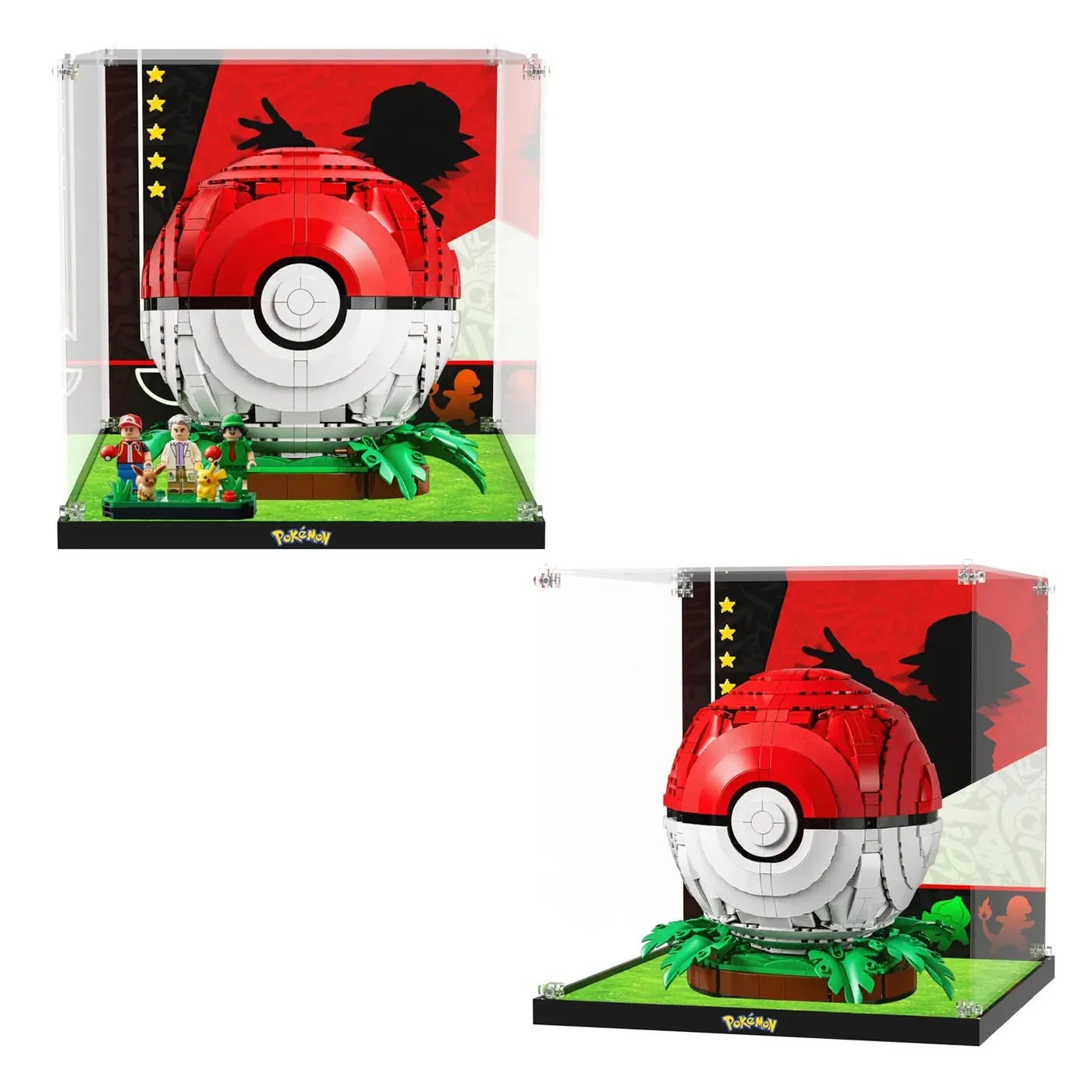 Akrilinė eksponavimo dėžė LEGO Pokémon Iconic Trainer Moments Poké Ball 72154 — 10