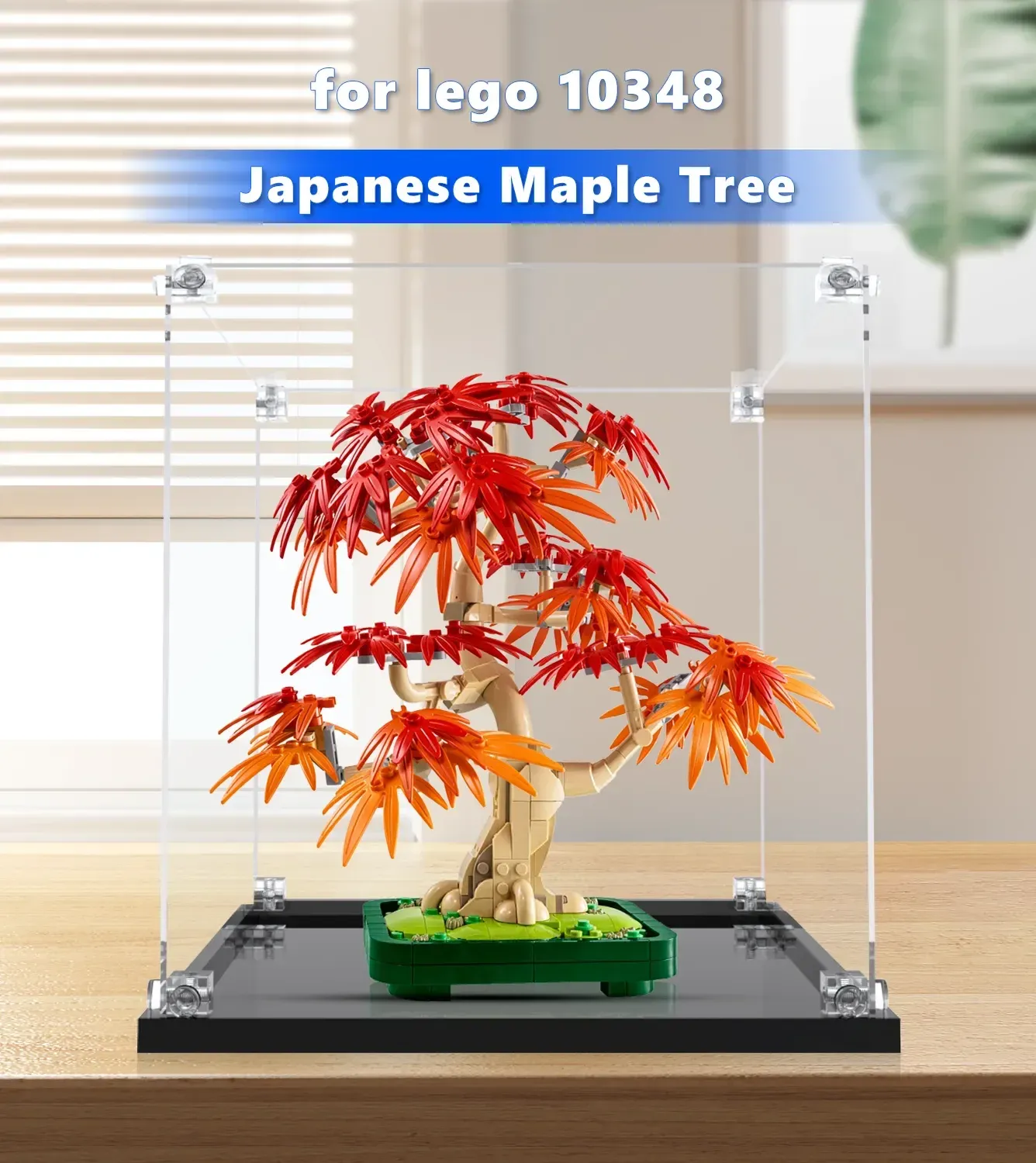 Display case for LEGO® The Botanical Collection Japanese Red Maple Bonsai Tree 10348 — 8