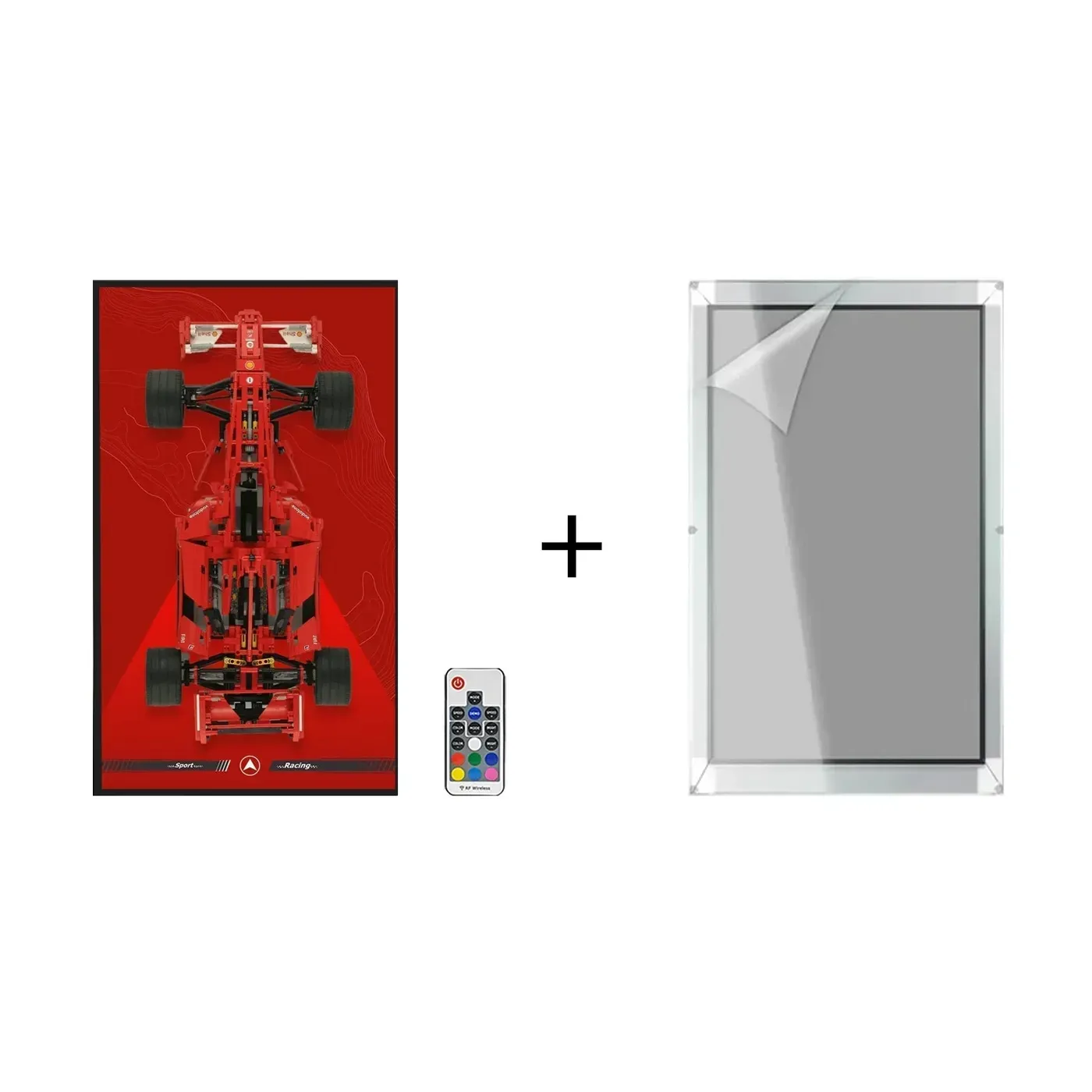 Wall Display Frame for LEGO Technic Ferrari F1 Racer 8674 — 5