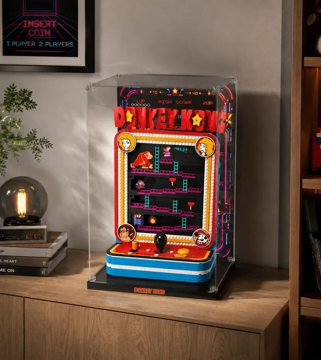 Vitrine für LEGO® Super Mario™ Donkey Kong™ Arcade 72051