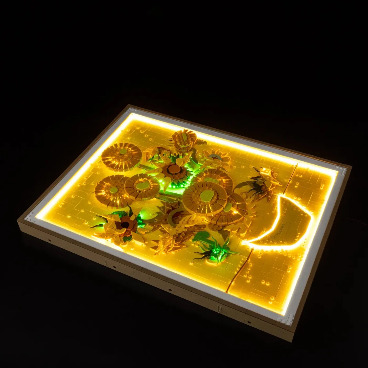 Apšvietimo rinkinys Lego Art Vincent van Gogh – Sunflowers 31215 — 5