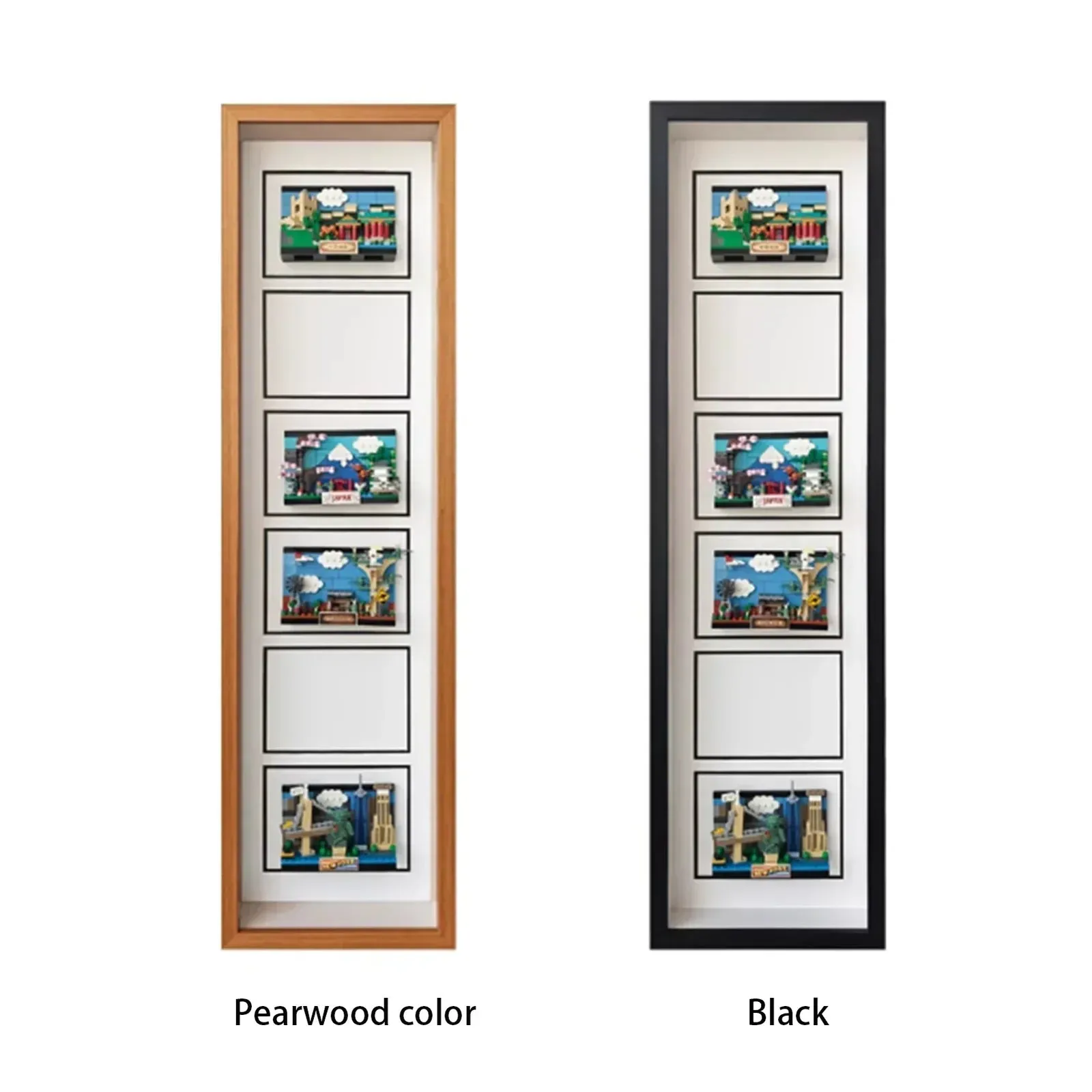 Wall Display Frame for LEGO™ Vertical City Postcards - KABO
