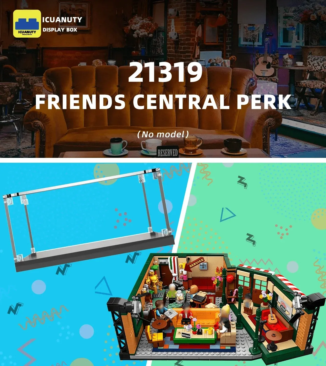 Eksponavimo dėžė Lego Friends Central Perk 21319 — 6
