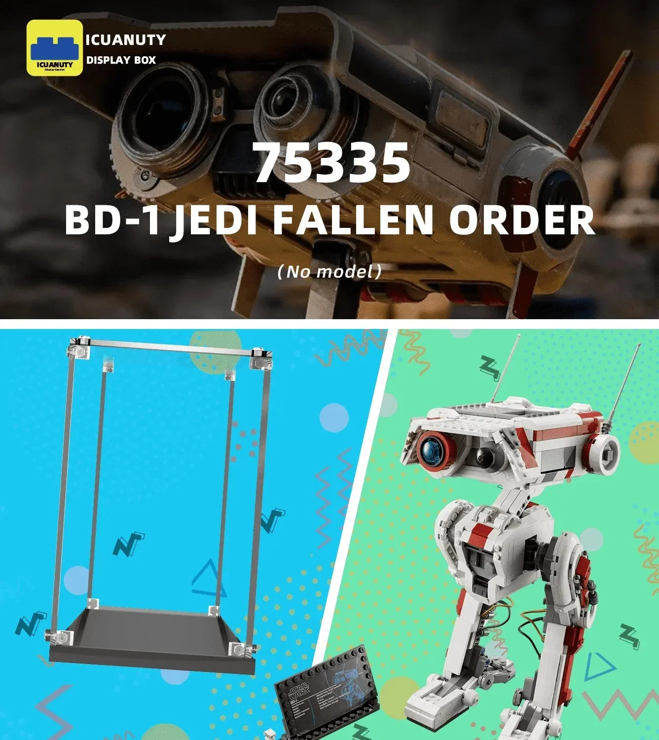 Vitrine für LEGO Star Wars BD-1 75335 — 4