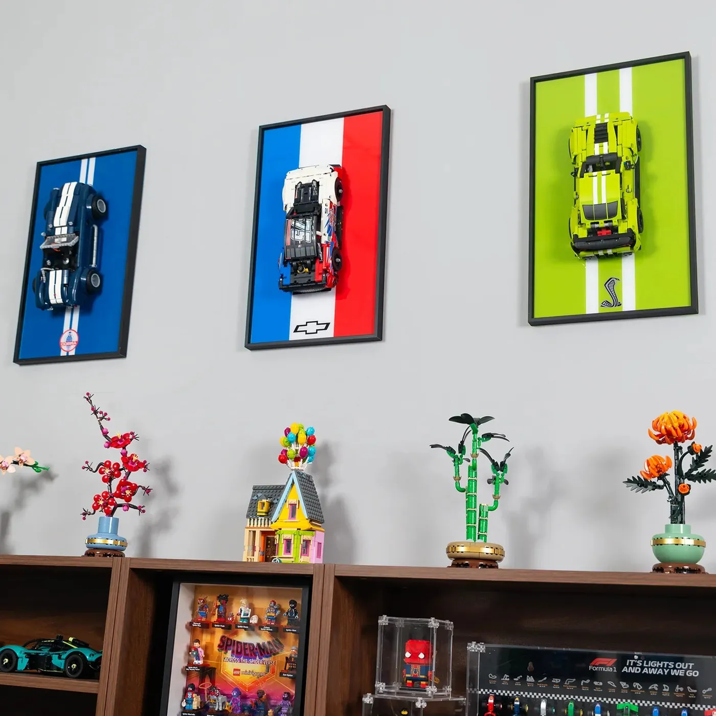 Wand-Displayrahmen kompatibel mit LEGO® Technic™ Ford Mustang Shelby® GT500® 42138 — 7