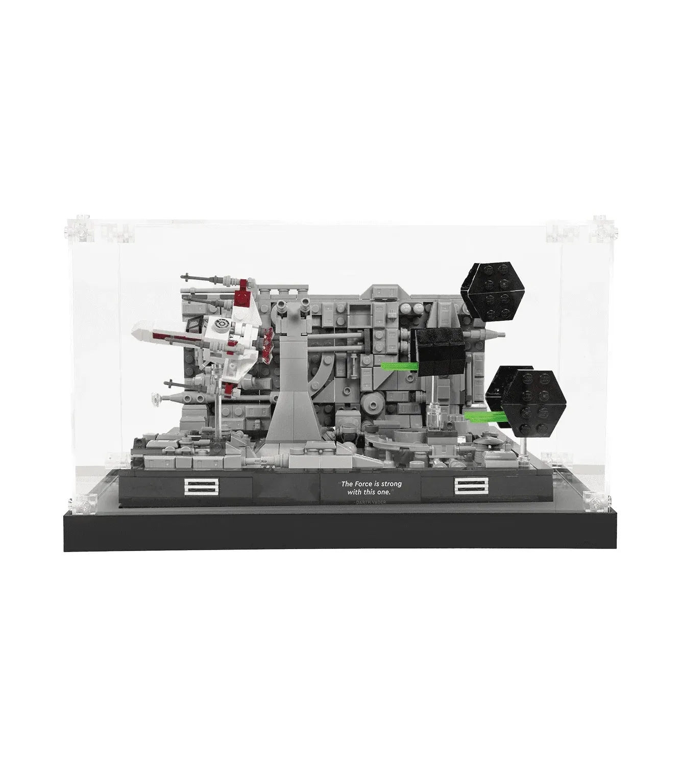 KABO-Gablota ekspozycyjna do Lego Star Wars Death Star Trench Run Diorama 75329/Death Star Trash Compactor Diorama 75339