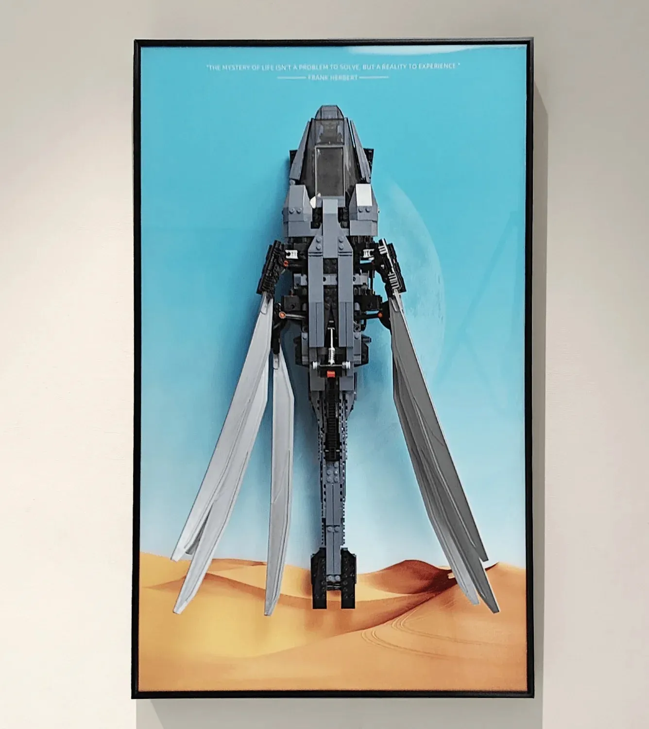 Wand-Displayrahmen für LEGO Icons Dune Atreides Royal Ornithopter 10327 — 4
