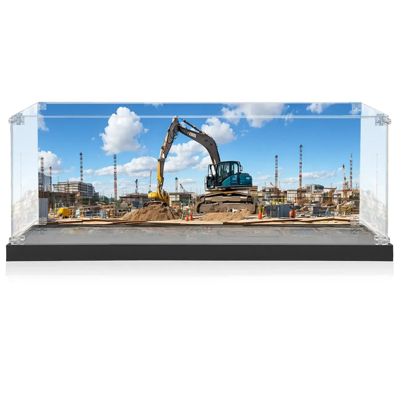 Vitrine für LEGO Volvo FMX Truck & EC230 Electric Excavator 42175 — 6