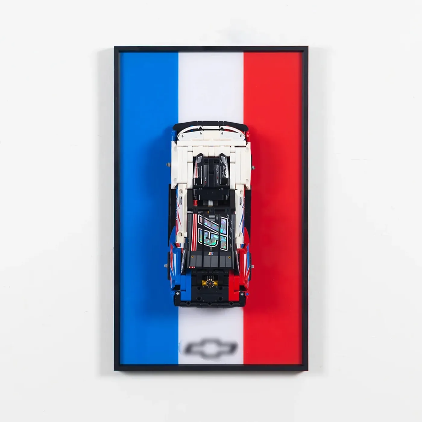 Wand-Displayrahmen kompatibel mit LEGO® Technic™ NASCAR® Next Gen Chevrolet Camaro ZL1 42153