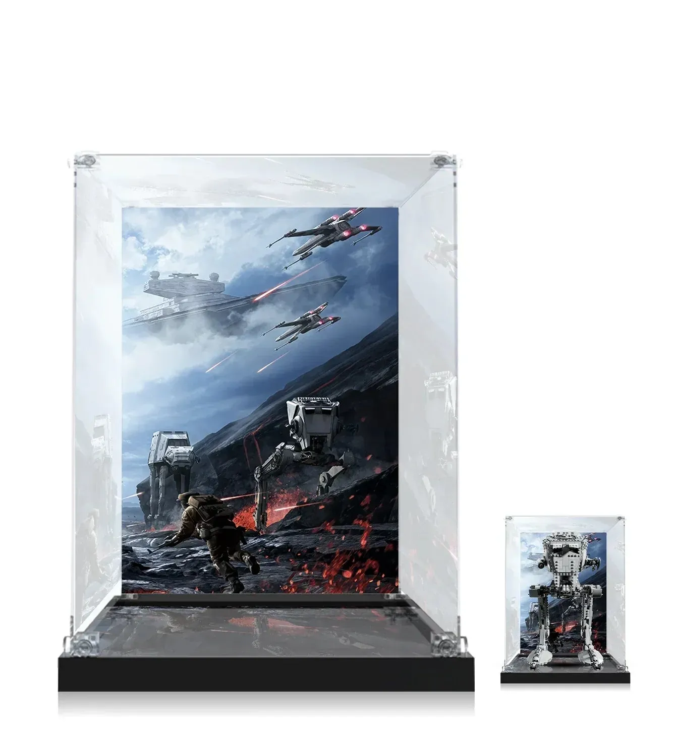 Vitrine für LEGO® Star Wars AT-ST Walker 75417 — 4