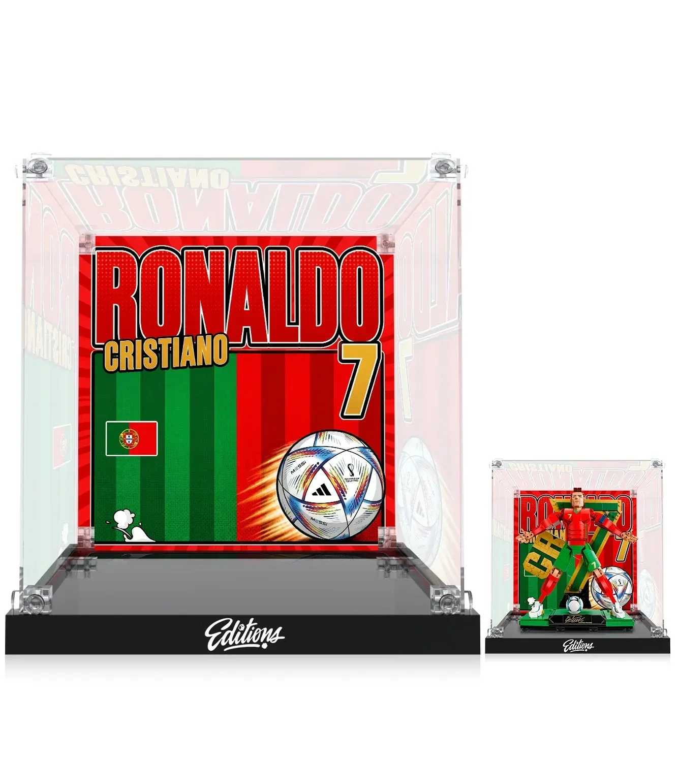 Display Case for LEGO® Cristiano Ronaldo – Soccer Legend 43016 — 7