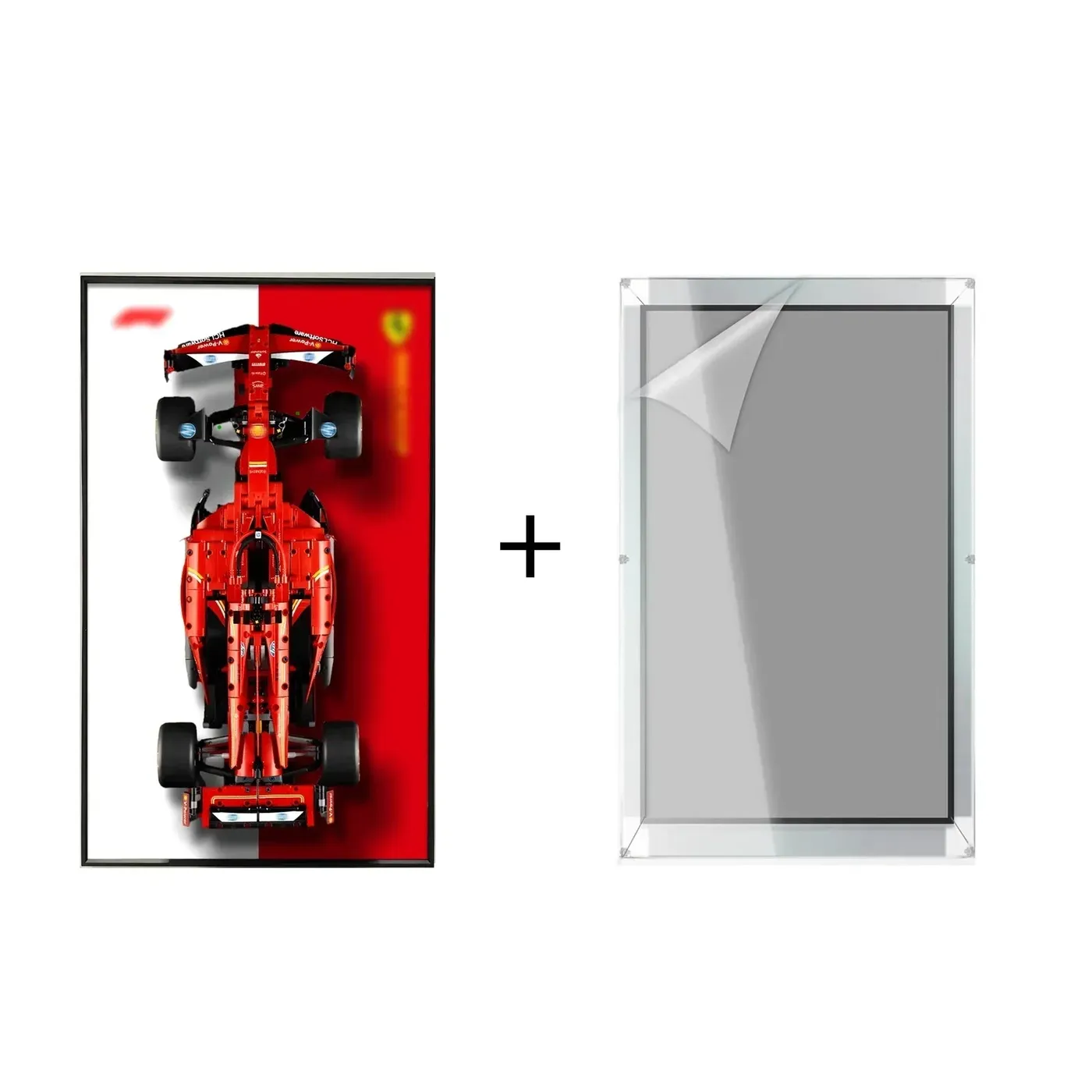 Sieninis eksponavimo rėmas LEGO Technic Ferrari SF-24 42207 — 14