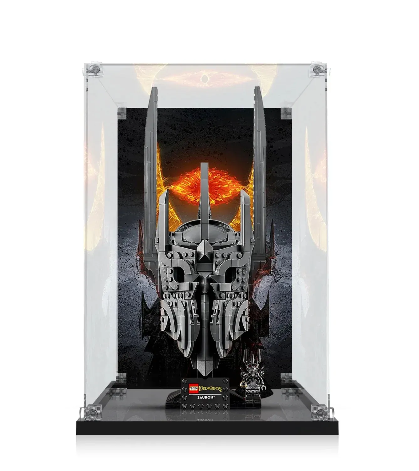 Gablota ekspozycyjna Premium kompatybilna z LEGO® Icons The Lord of the Rings: Sauron's Helmet 11373